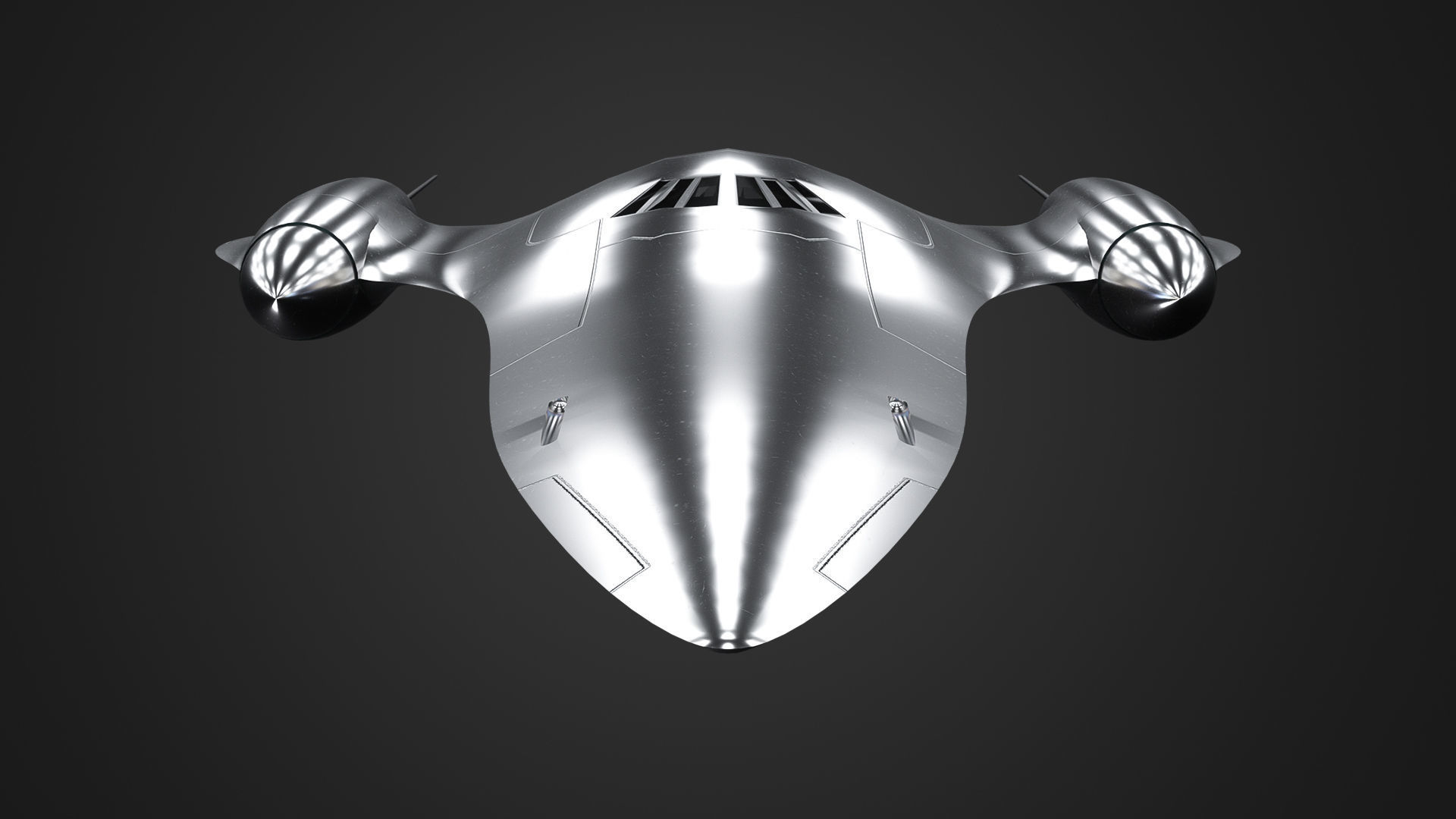 Naboo Royal Ship Low-poly 3D model_2