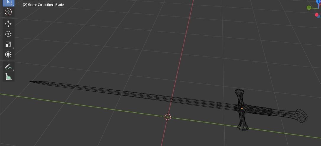 Narsil Sword from The Lord of the Rings Free 3D model_12