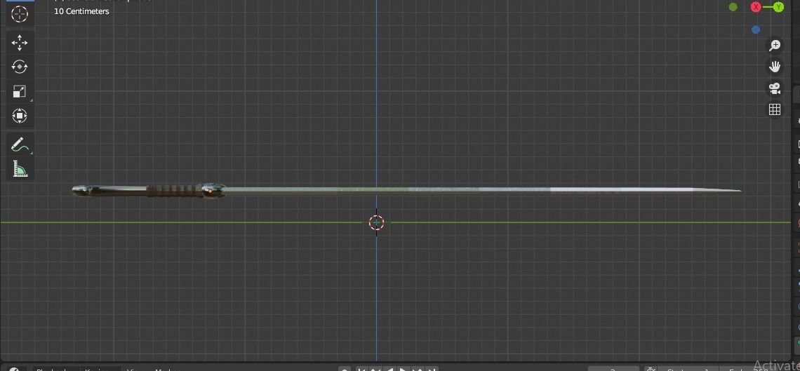 Narsil Sword from The Lord of the Rings Free 3D model_9