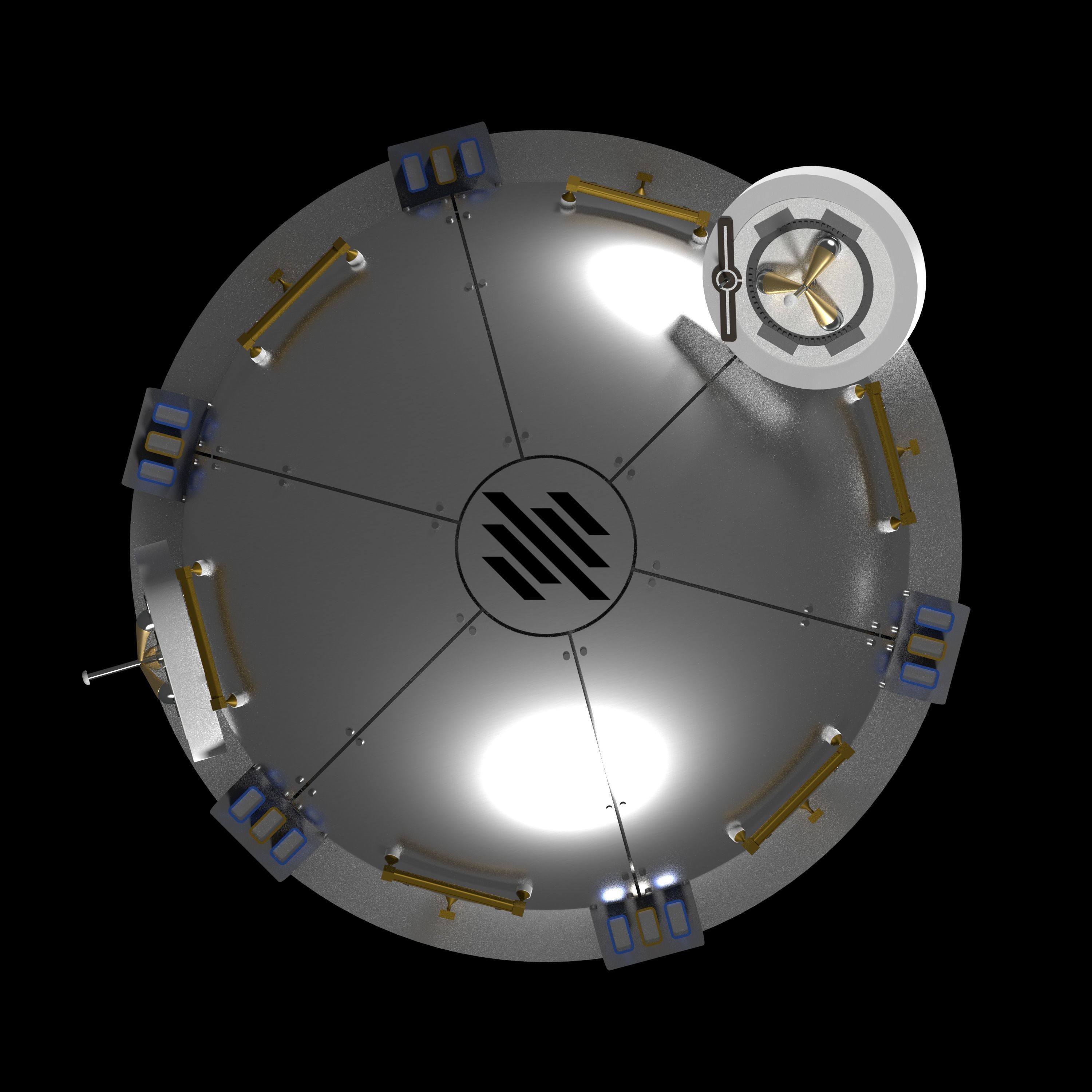 NanoRacks Bishop airlock 3D model_4