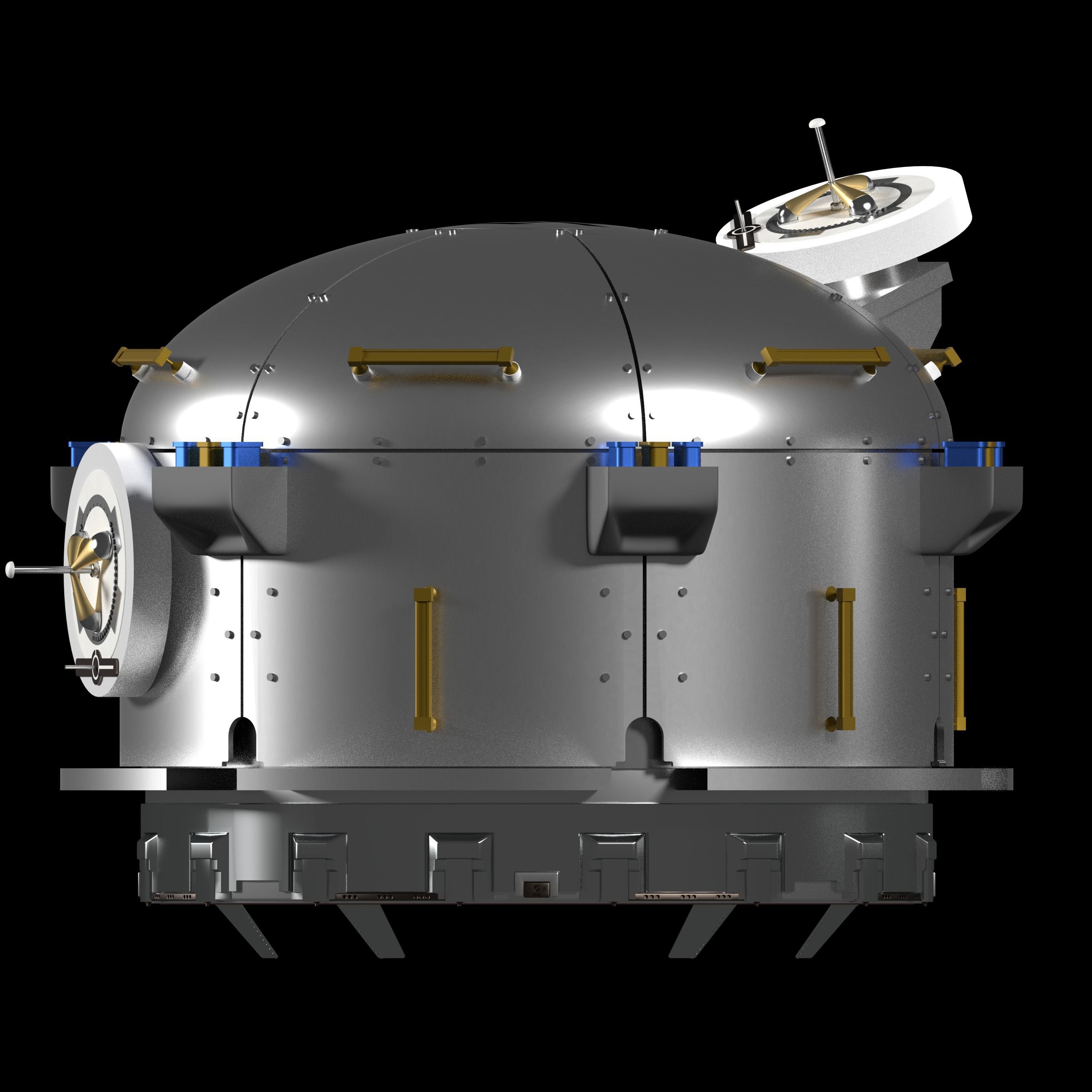 NanoRacks Bishop airlock 3D model_2