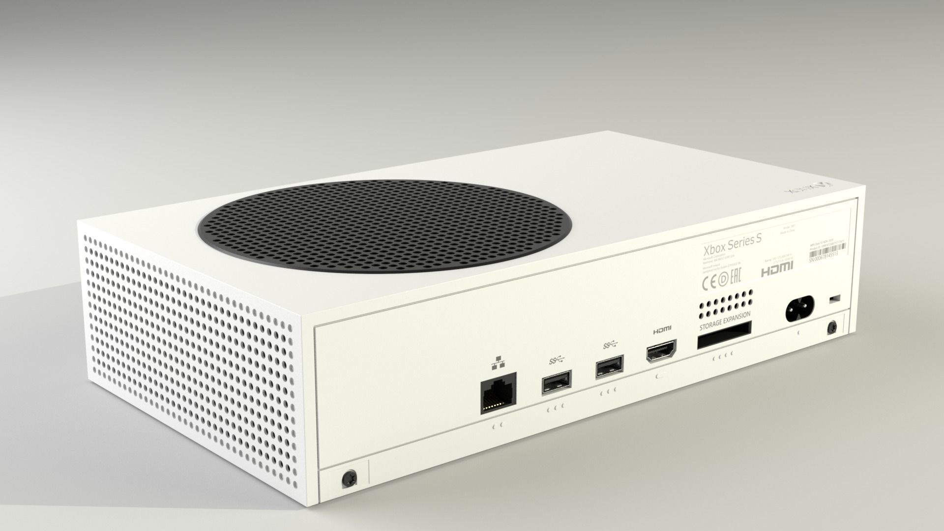 Xbox Series S 3D model_2