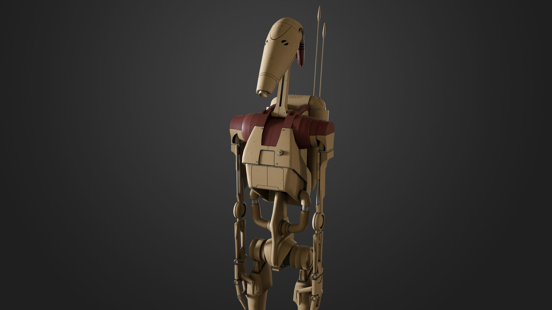 Battle Droid 3D model_5