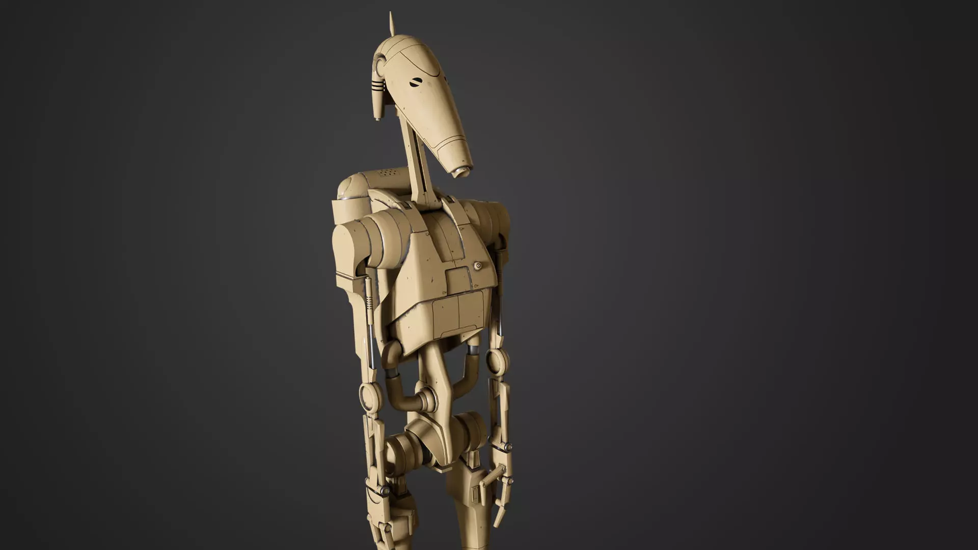 Battle Droid 3D model_0