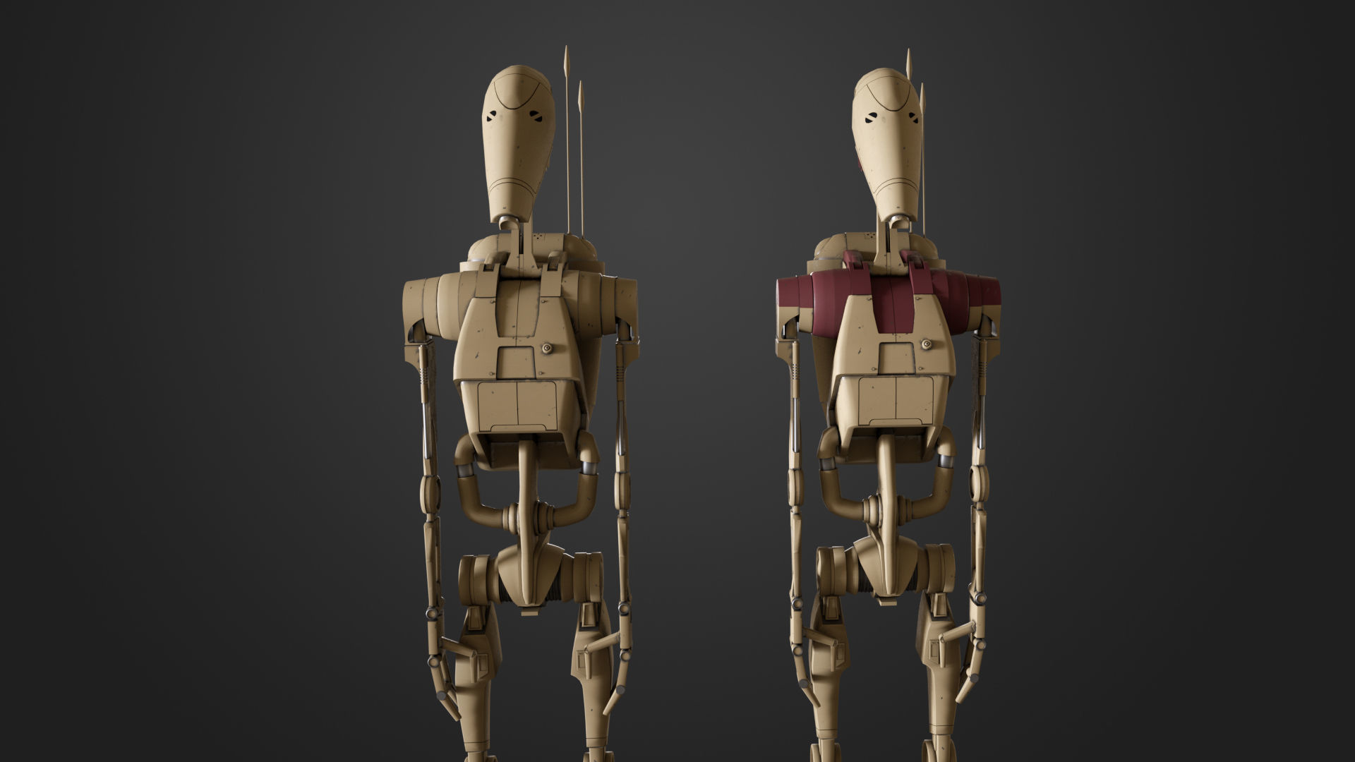 Battle Droid 3D model_6