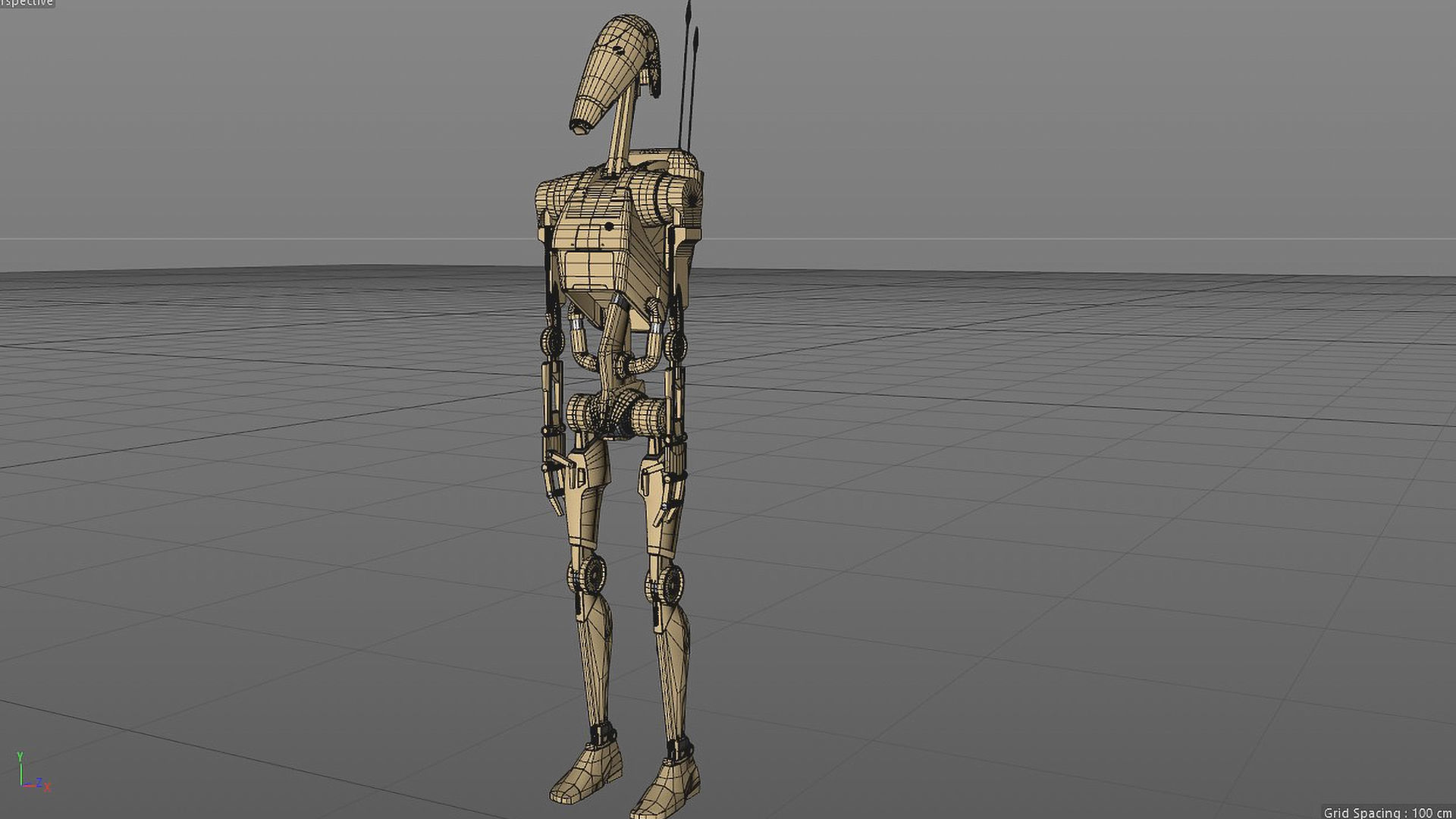 Battle Droid 3D model_7