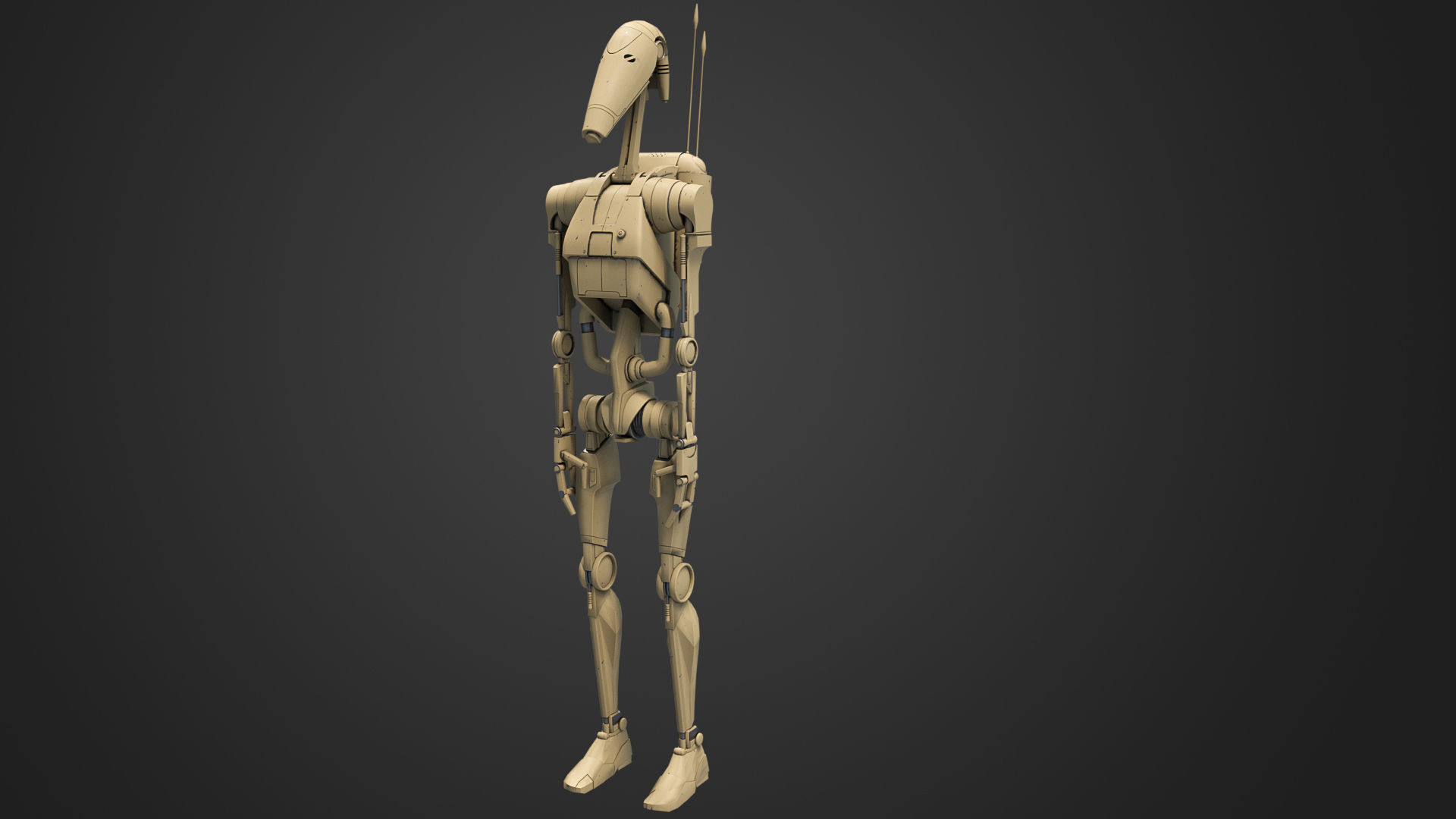 Battle Droid 3D model_1