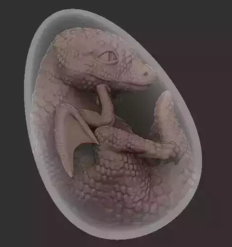 dragon egg 3D print model