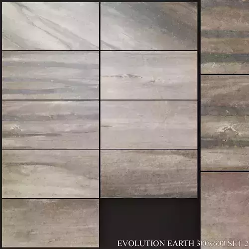 Yurtbay Seramik Evolution Earth Set 2 3D model