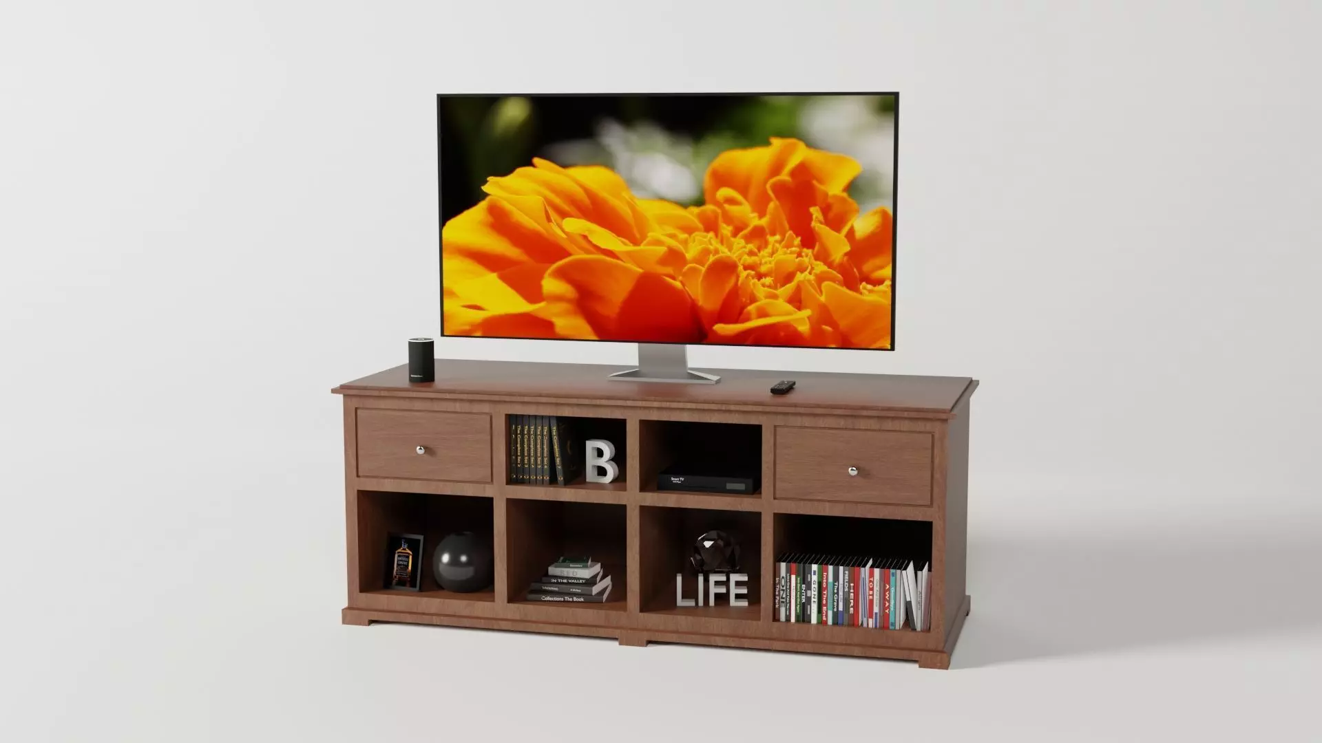 Tv Console Free 3D model