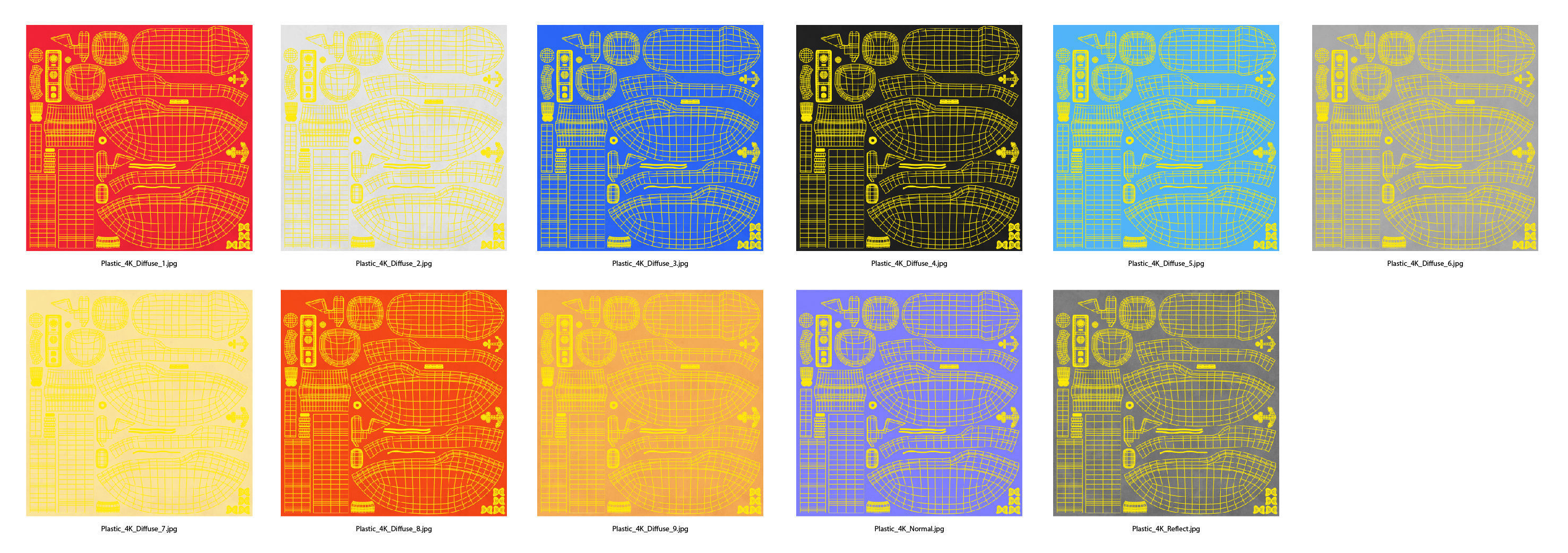 Cartoon boat 3D model_11