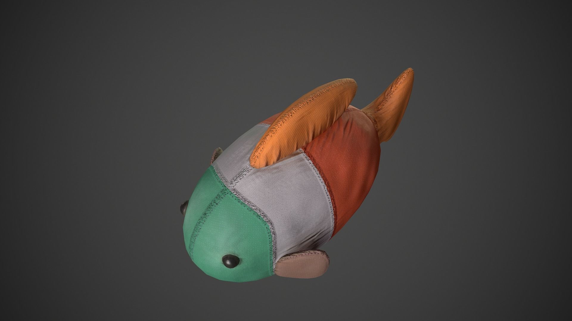 Rag Fish Toys Low-poly 3D model_7