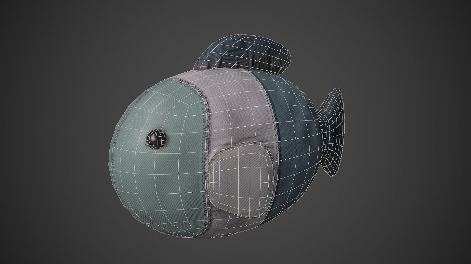 Rag Fish Toys Low-poly 3D model_10