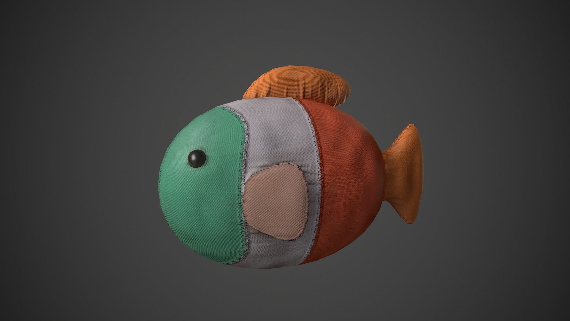 Rag Fish Toys Low-poly 3D model_6