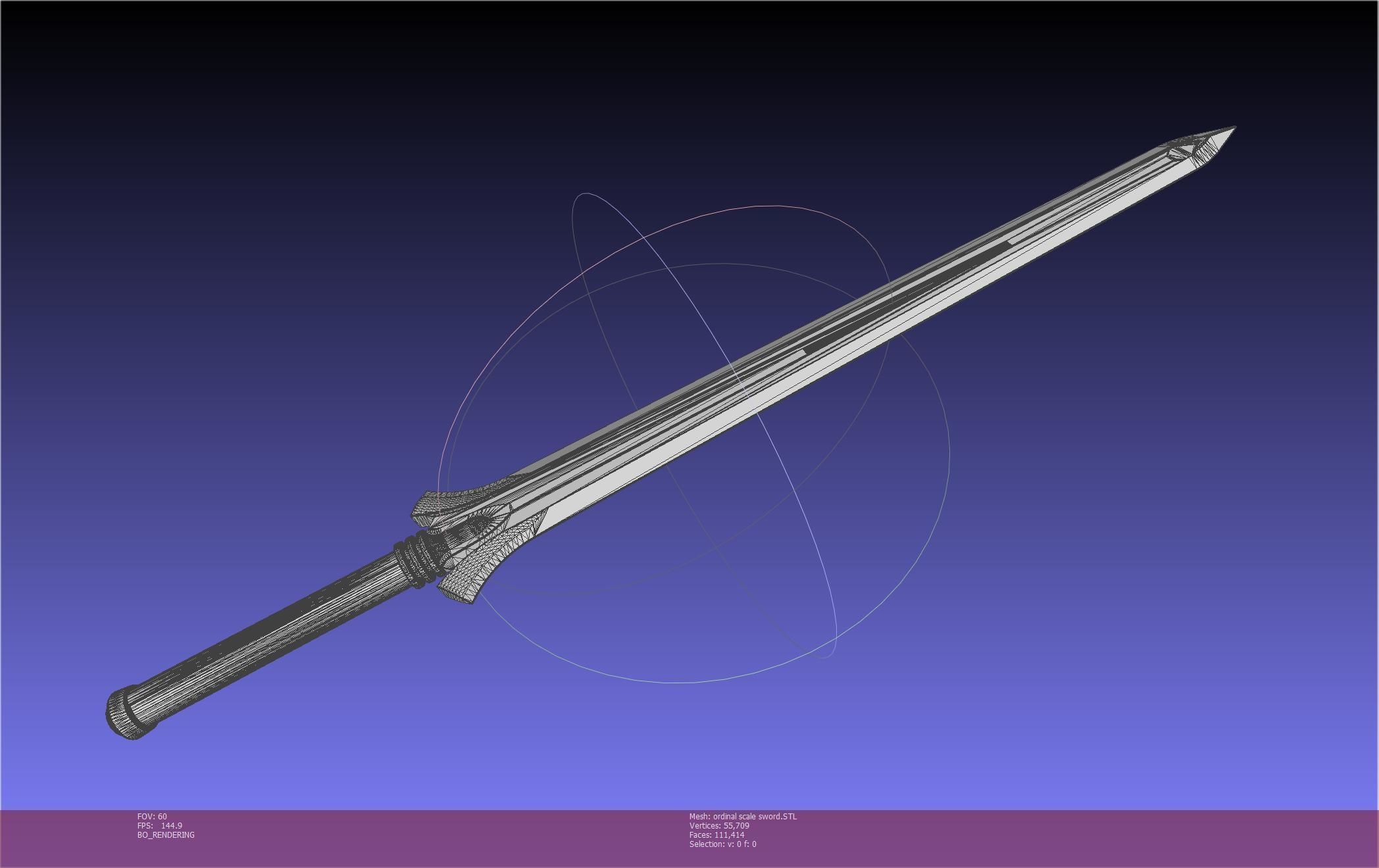 Sword Art Online Kirito Ordinal Scale Main Sword 3D print model_76