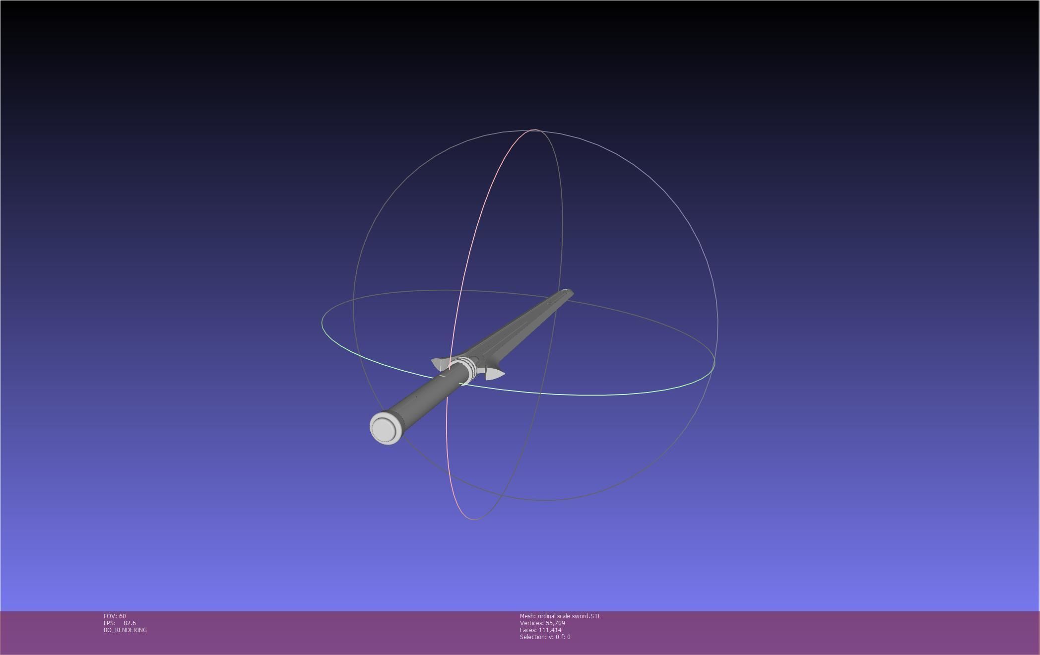 Sword Art Online Kirito Ordinal Scale Main Sword 3D print model_34