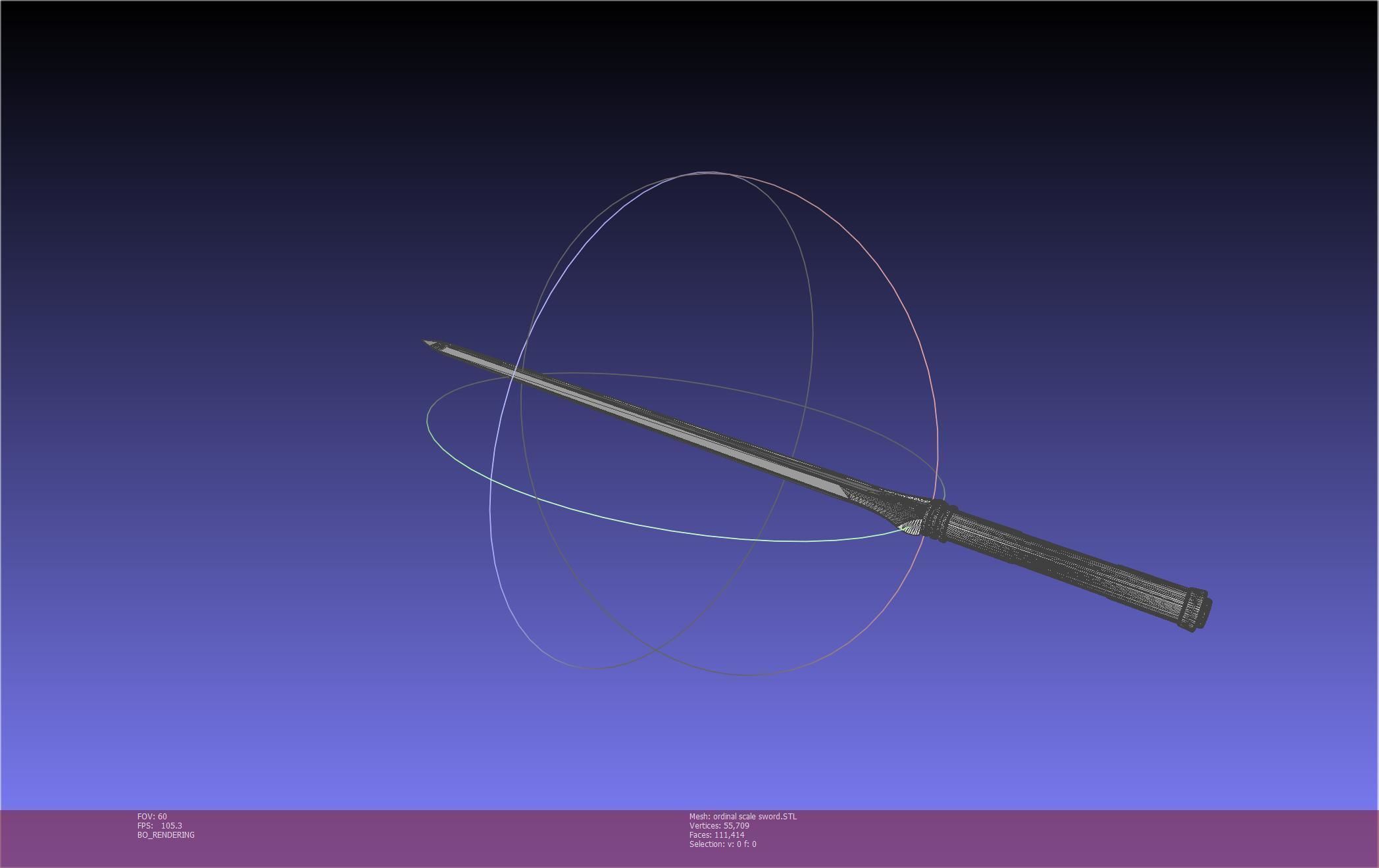 Sword Art Online Kirito Ordinal Scale Main Sword 3D print model_68