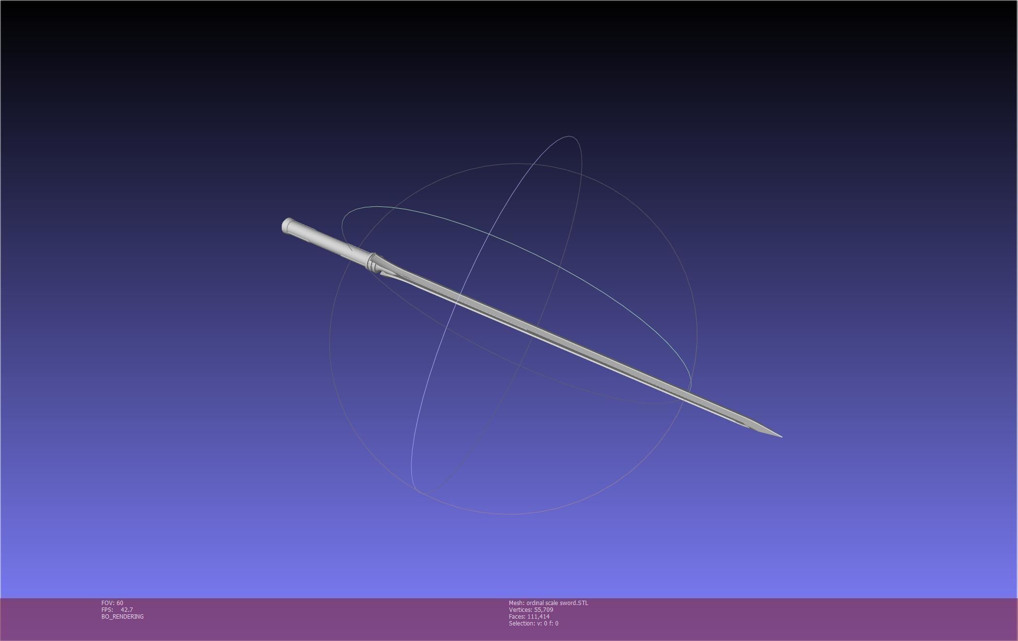 Sword Art Online Kirito Ordinal Scale Main Sword 3D print model_58