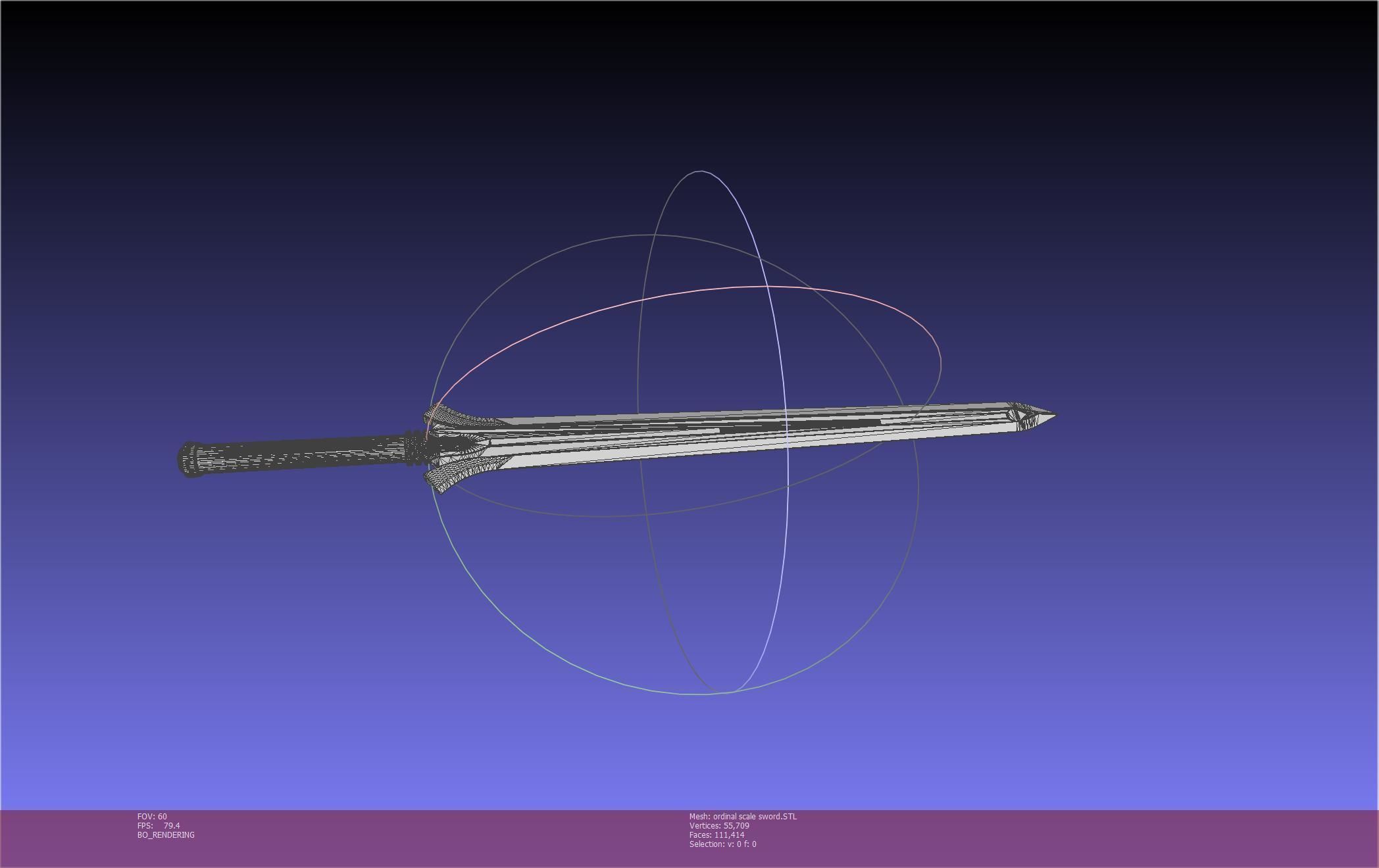 Sword Art Online Kirito Ordinal Scale Main Sword 3D print model_63