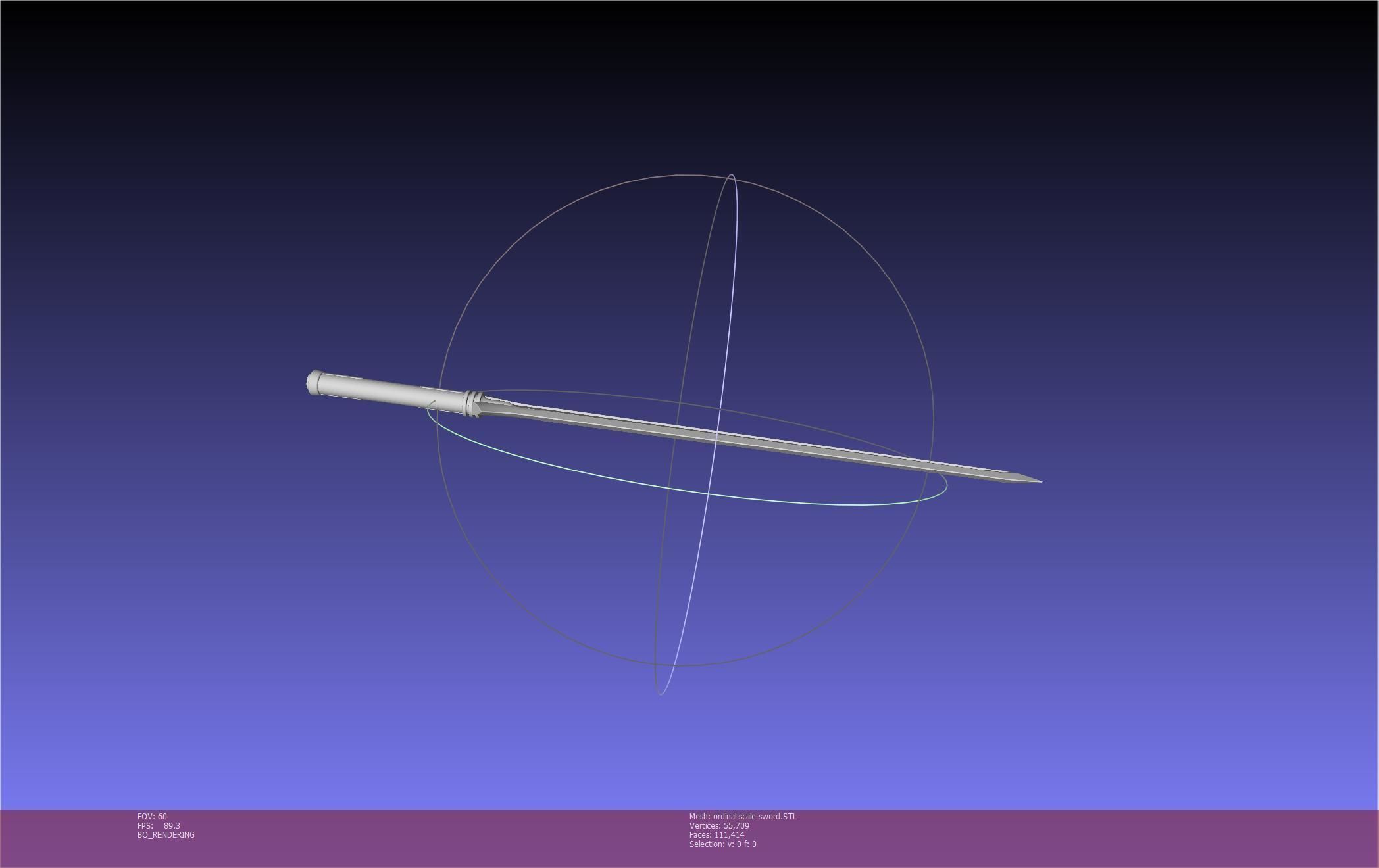 Sword Art Online Kirito Ordinal Scale Main Sword 3D print model_27