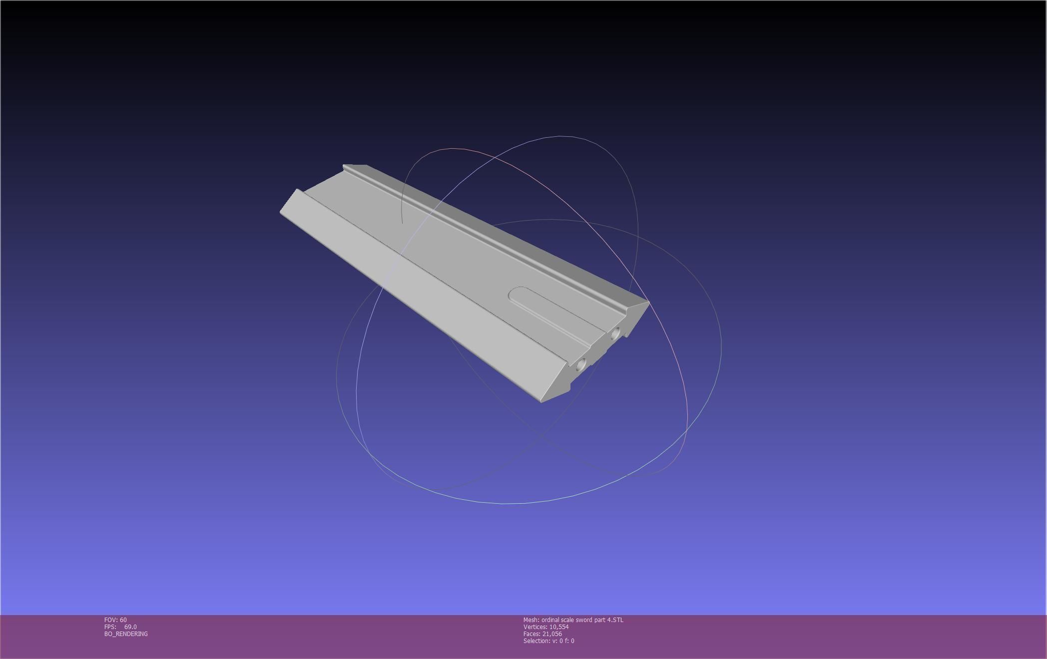 Sword Art Online Kirito Ordinal Scale Main Sword 3D print model_132