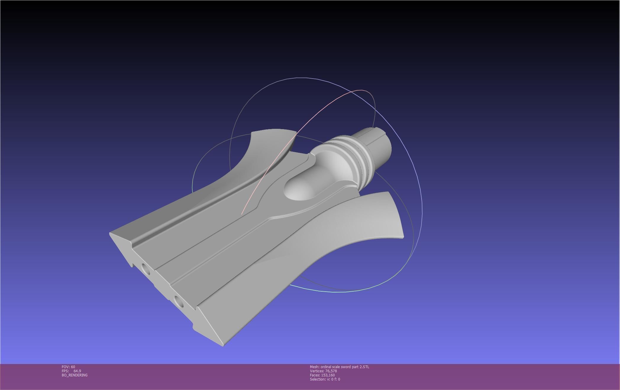 Sword Art Online Kirito Ordinal Scale Main Sword 3D print model_126