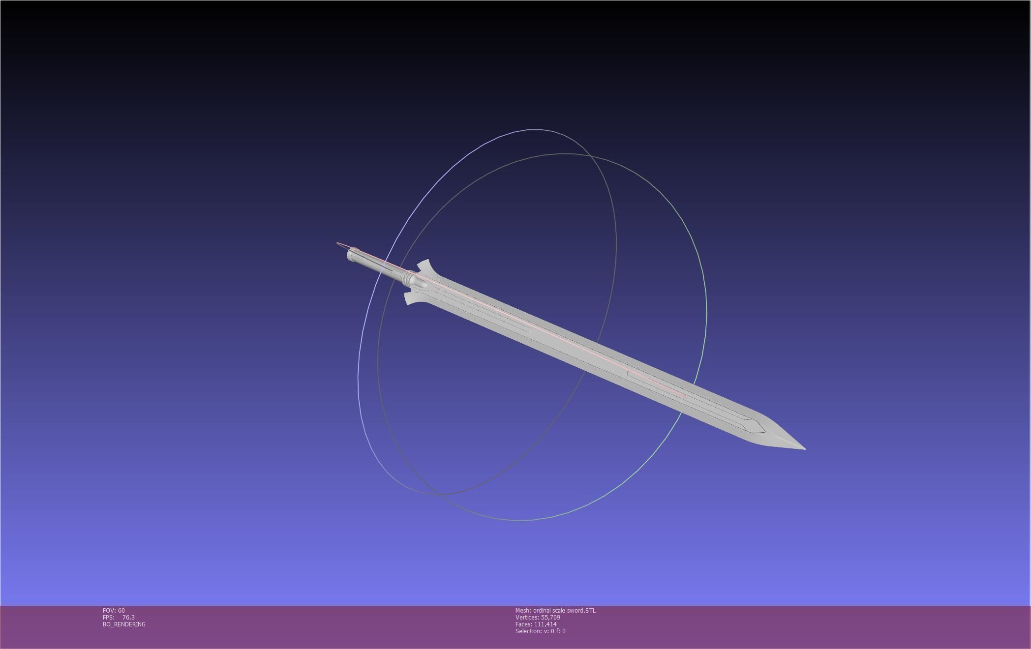 Sword Art Online Kirito Ordinal Scale Main Sword 3D print model_18