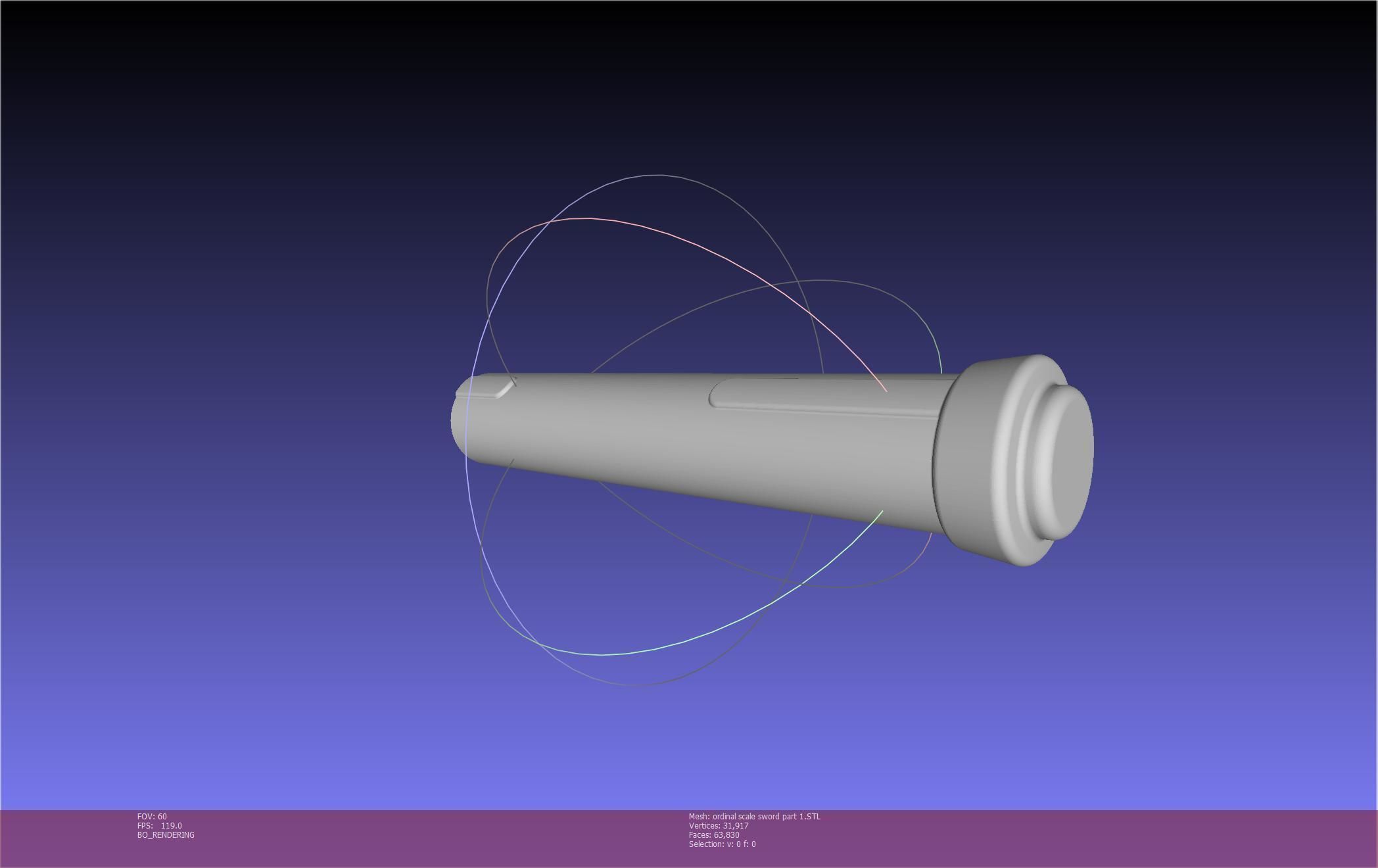 Sword Art Online Kirito Ordinal Scale Main Sword 3D print model_122