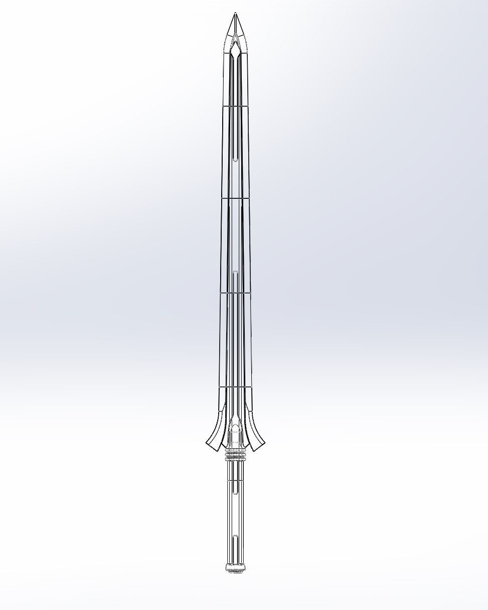 Sword Art Online Kirito Ordinal Scale Main Sword 3D print model_1