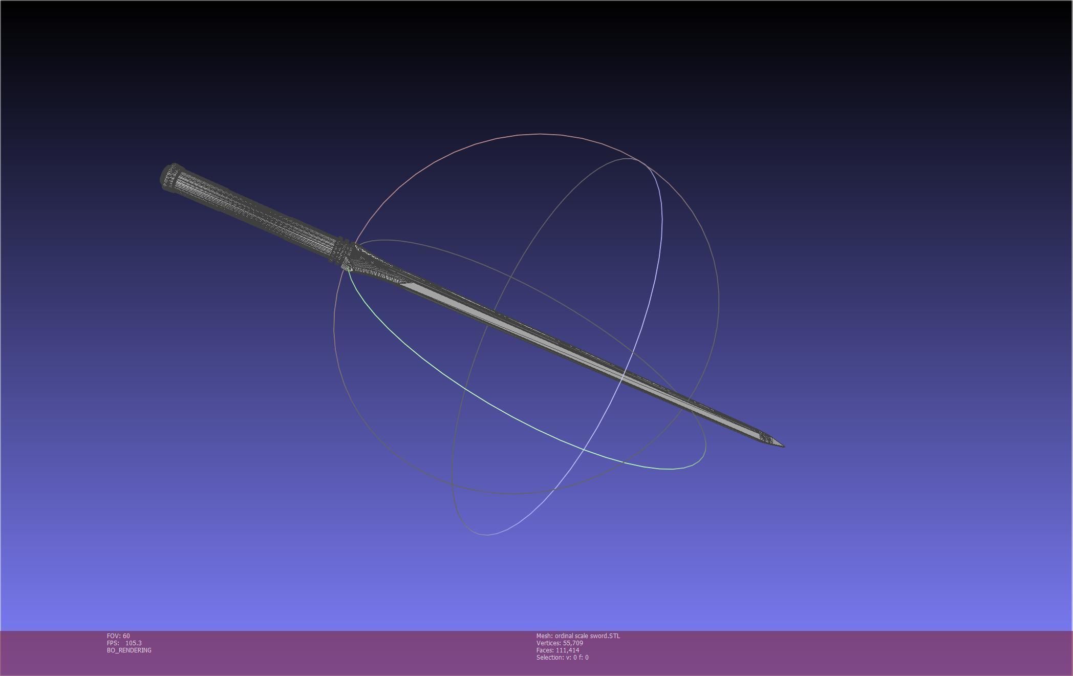 Sword Art Online Kirito Ordinal Scale Main Sword 3D print model_65