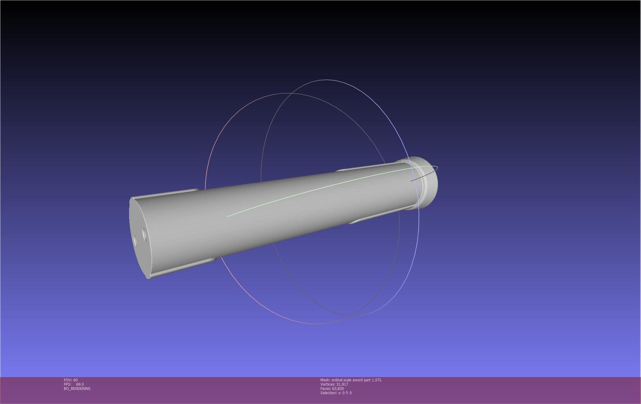 Sword Art Online Kirito Ordinal Scale Main Sword 3D print model_118