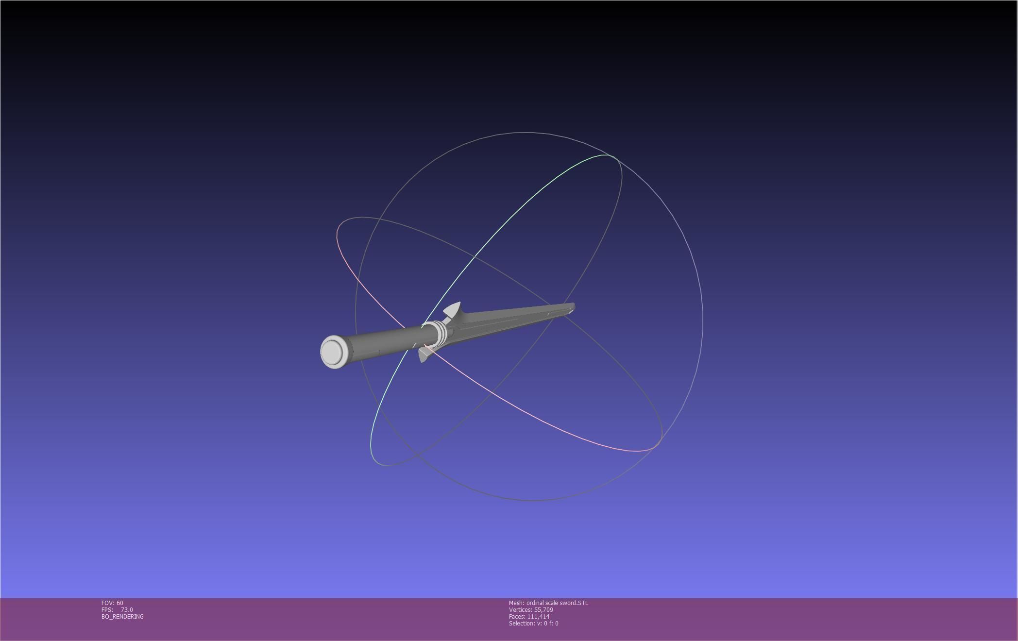 Sword Art Online Kirito Ordinal Scale Main Sword 3D print model_56