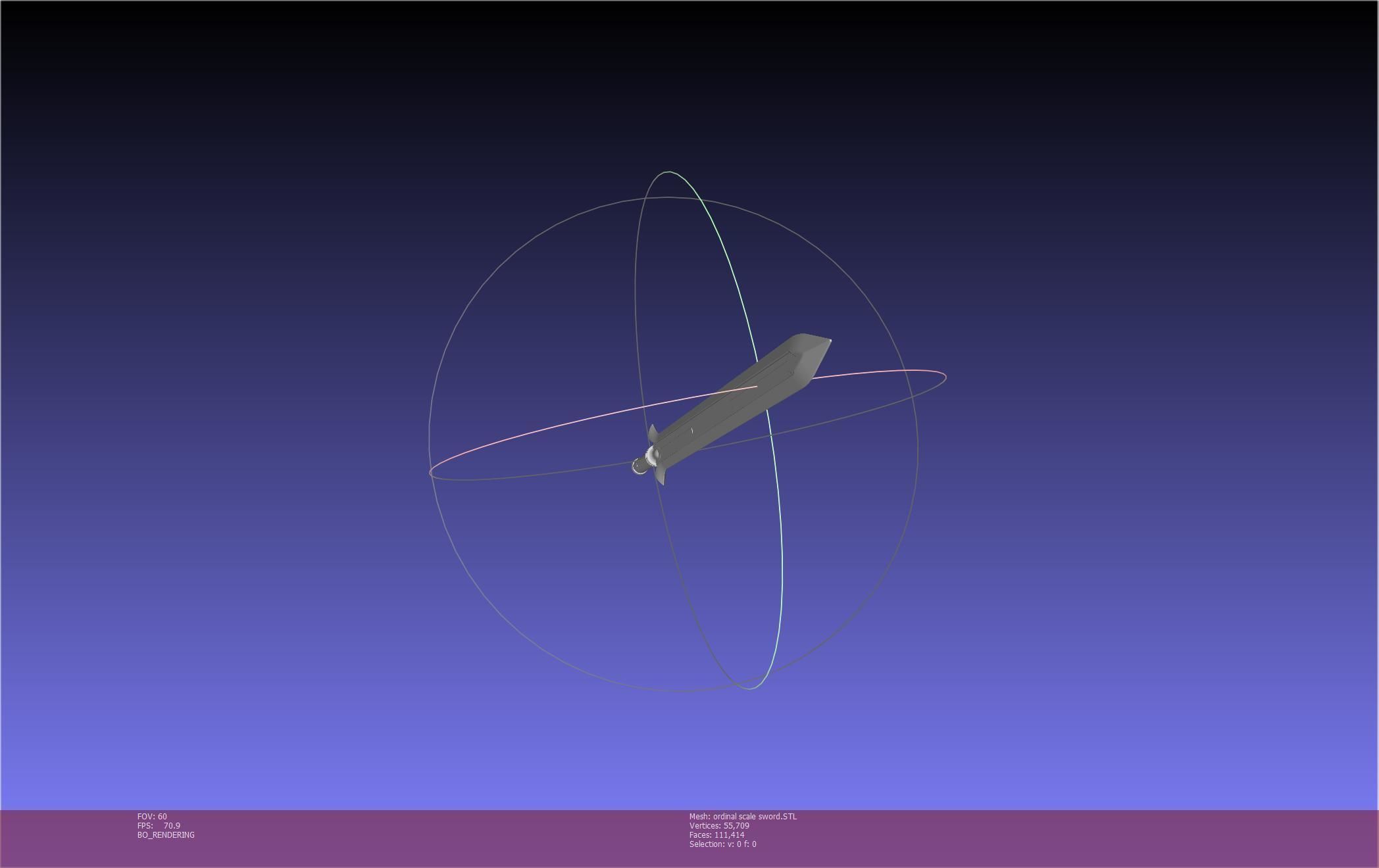 Sword Art Online Kirito Ordinal Scale Main Sword 3D print model_31