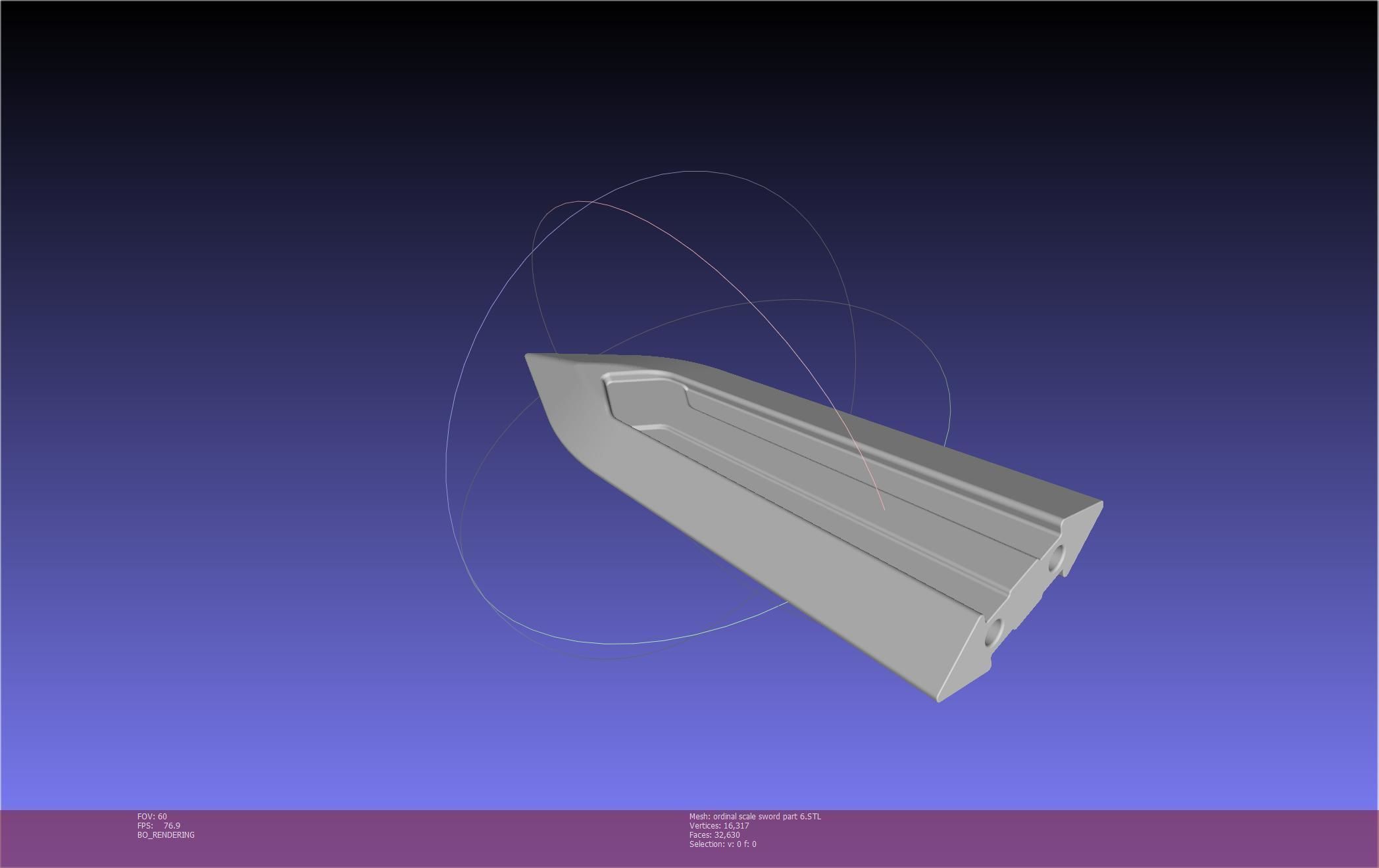 Sword Art Online Kirito Ordinal Scale Main Sword 3D print model_142