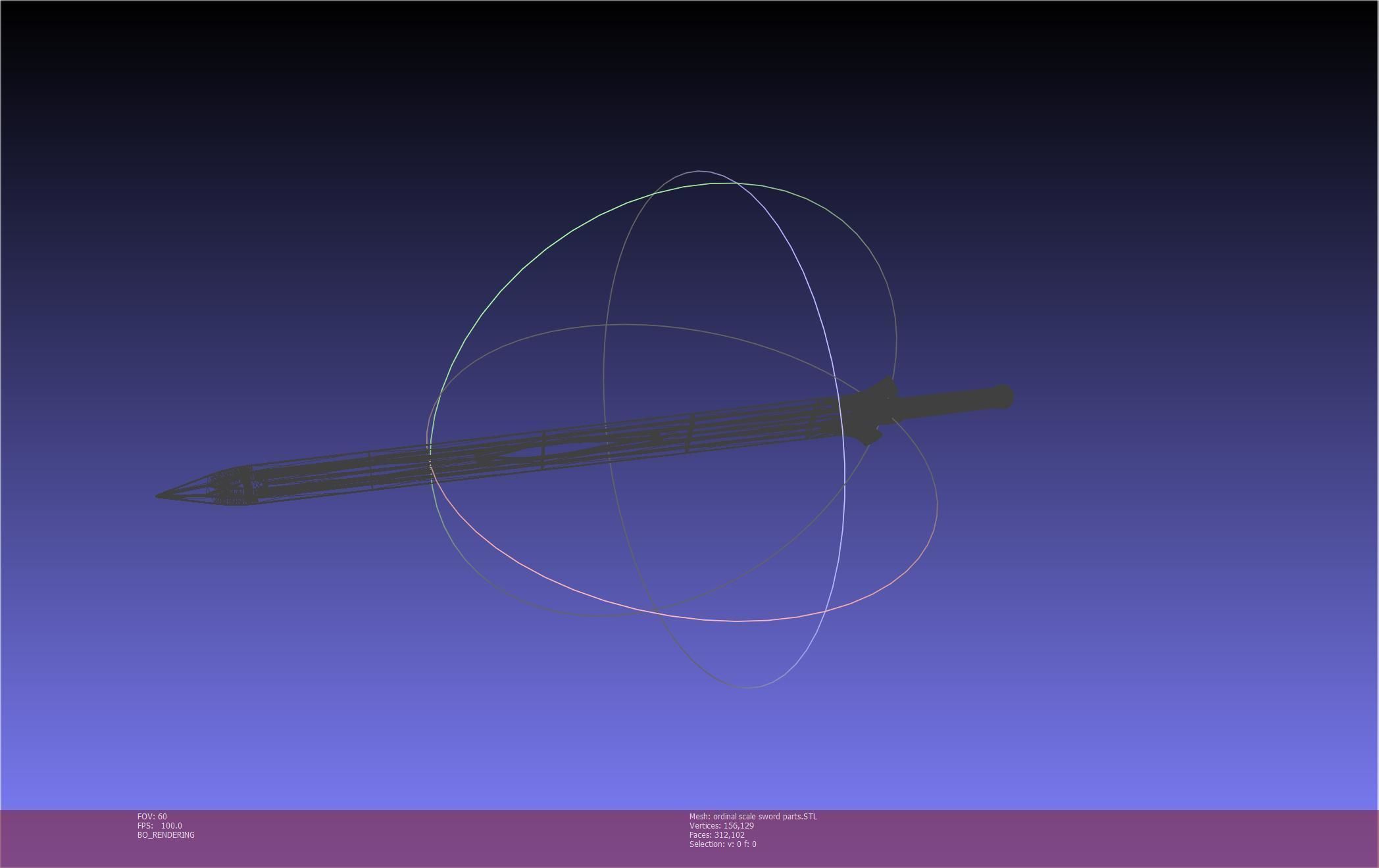 Sword Art Online Kirito Ordinal Scale Main Sword 3D print model_99