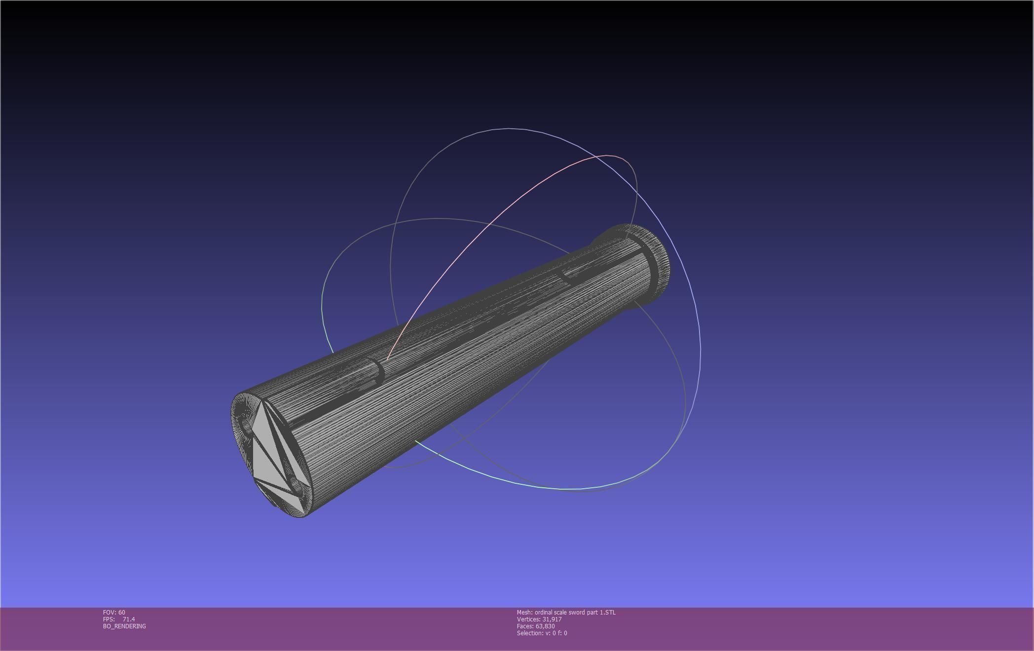 Sword Art Online Kirito Ordinal Scale Main Sword 3D print model_113