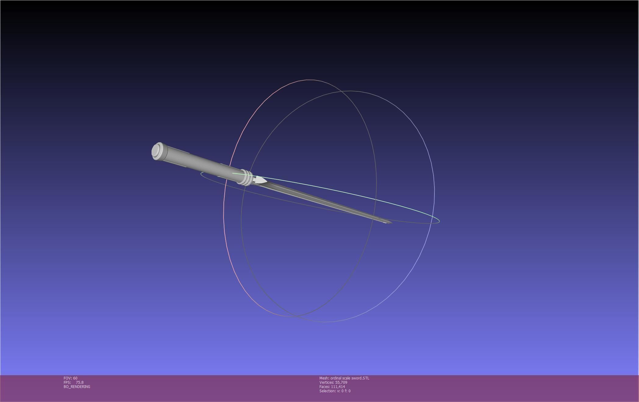 Sword Art Online Kirito Ordinal Scale Main Sword 3D print model_15