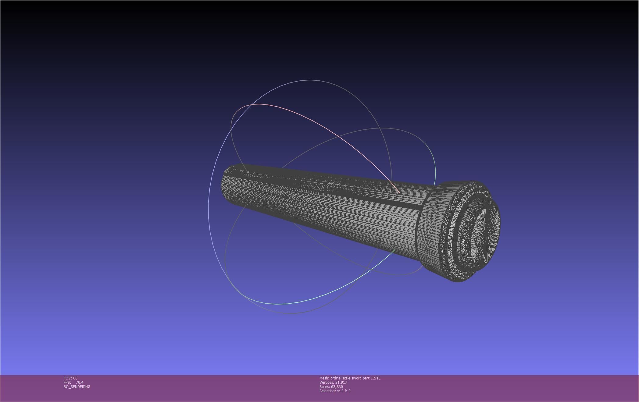 Sword Art Online Kirito Ordinal Scale Main Sword 3D print model_114