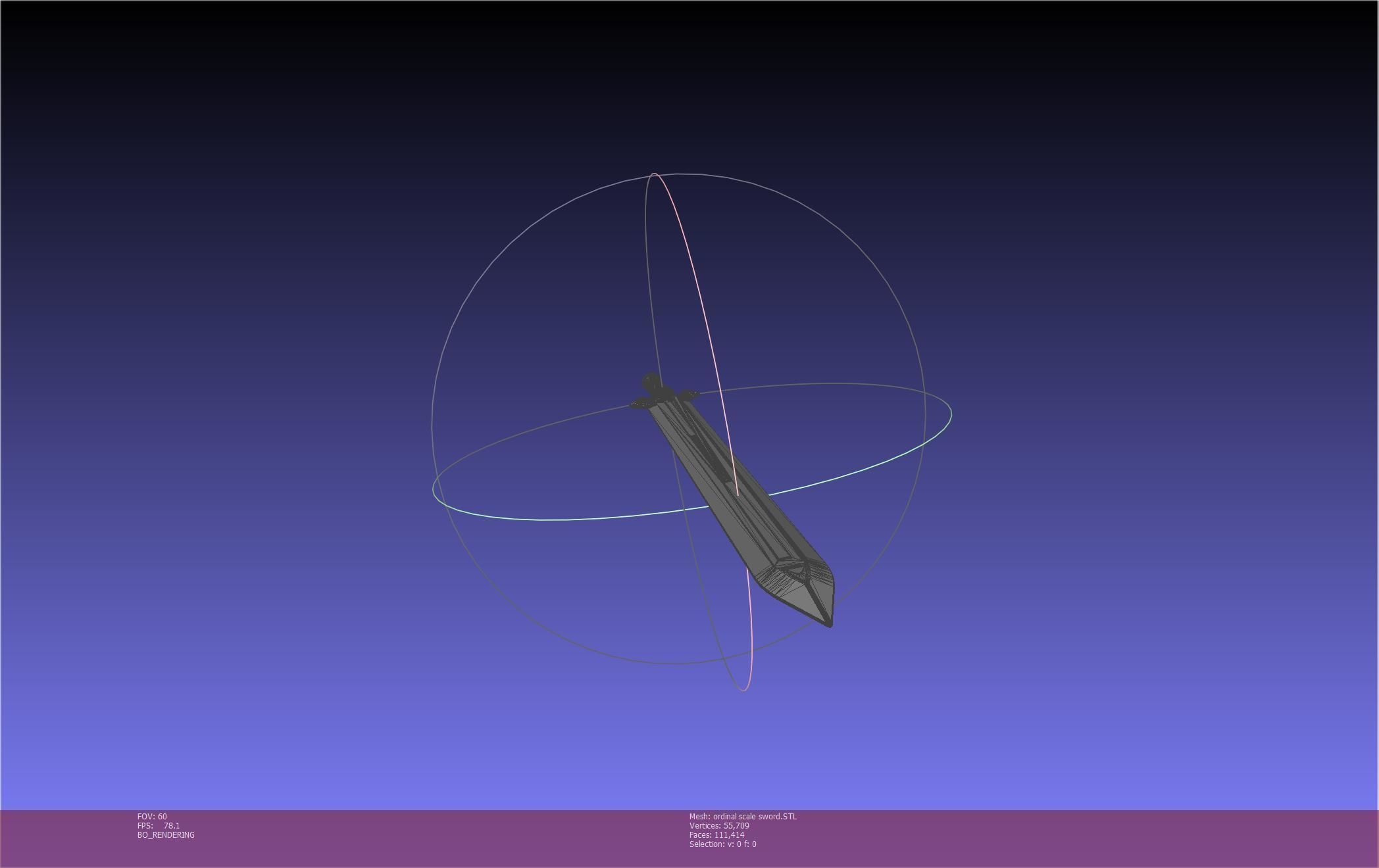 Sword Art Online Kirito Ordinal Scale Main Sword 3D print model_66