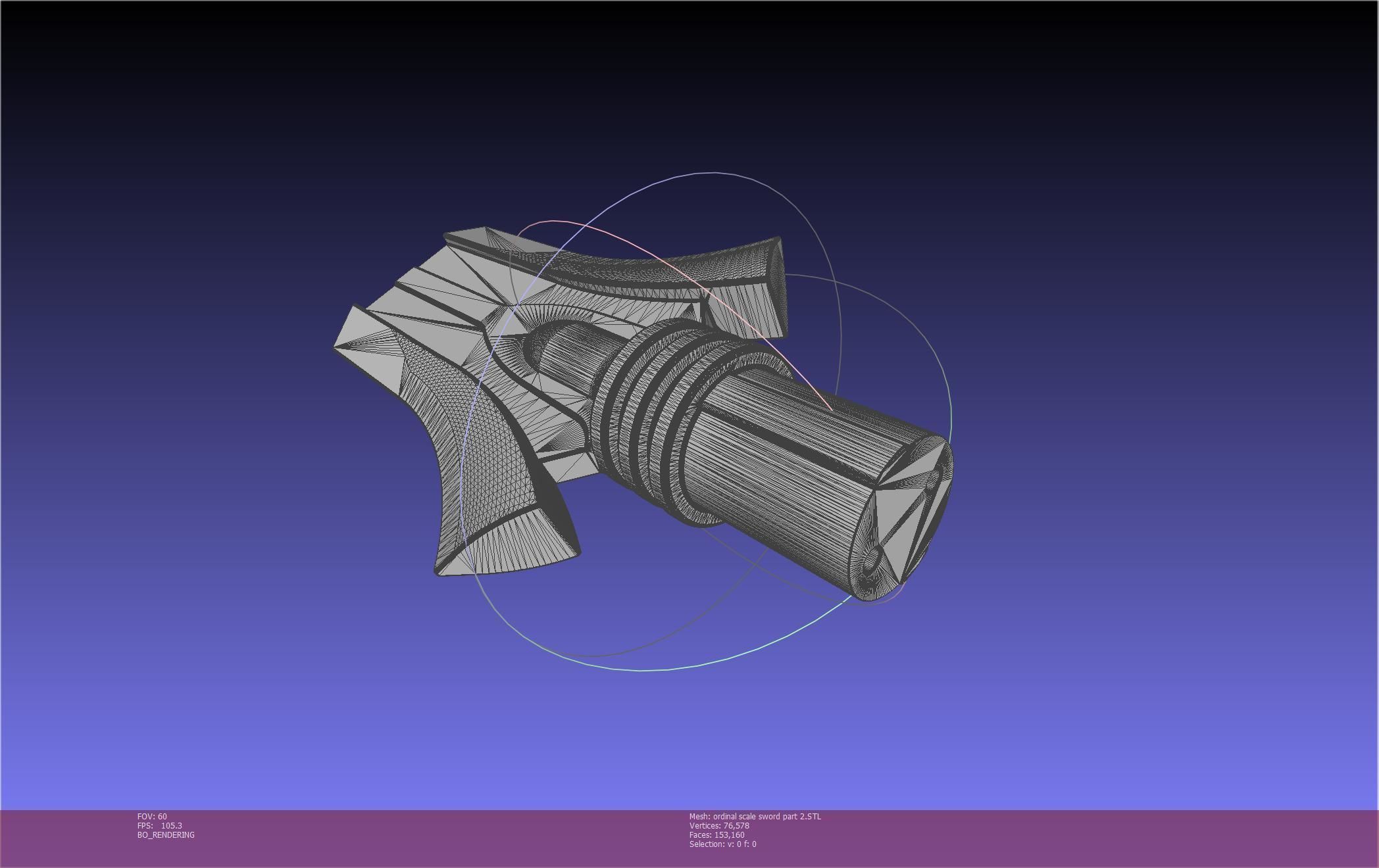 Sword Art Online Kirito Ordinal Scale Main Sword 3D print model_123