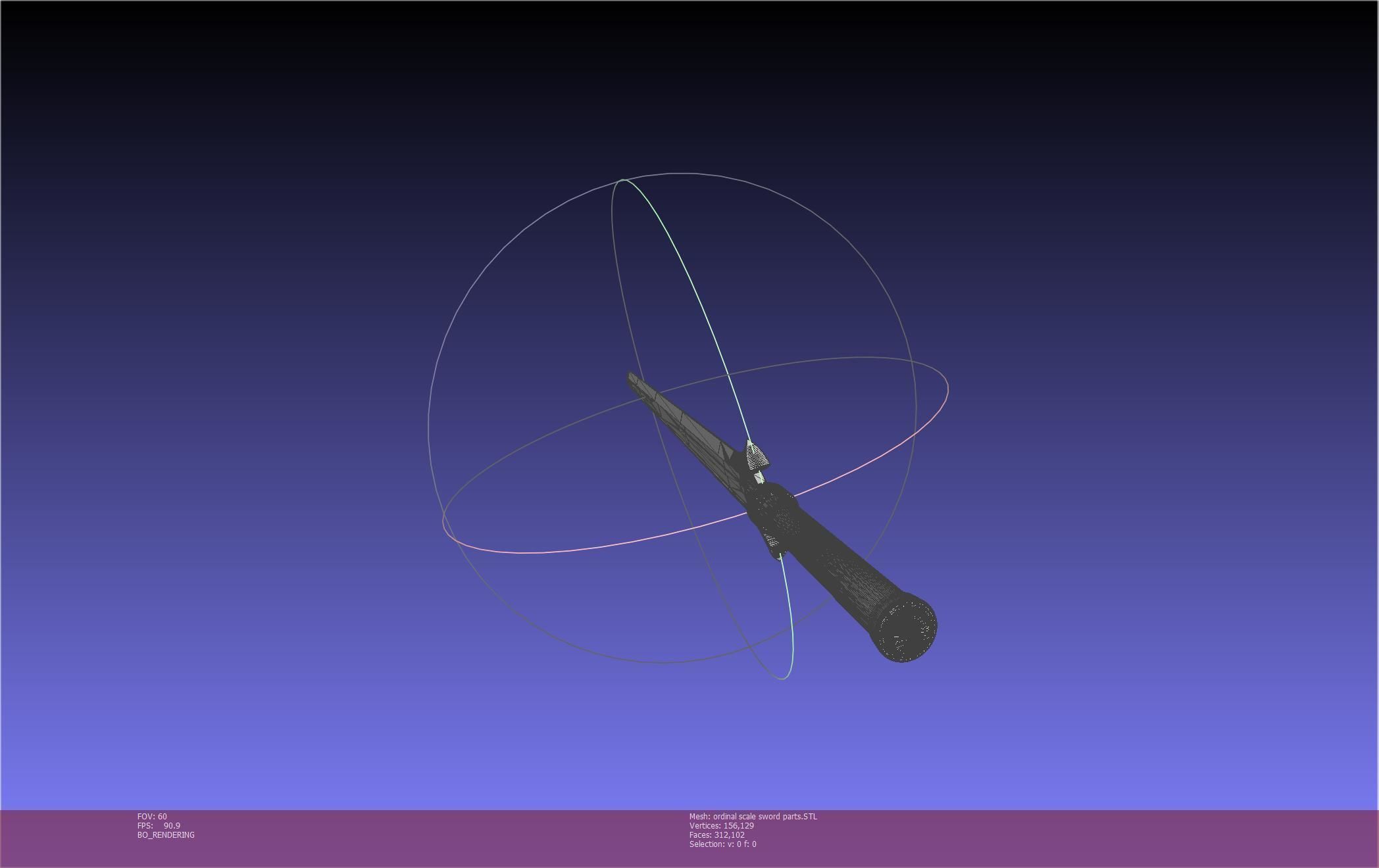 Sword Art Online Kirito Ordinal Scale Main Sword 3D print model_109