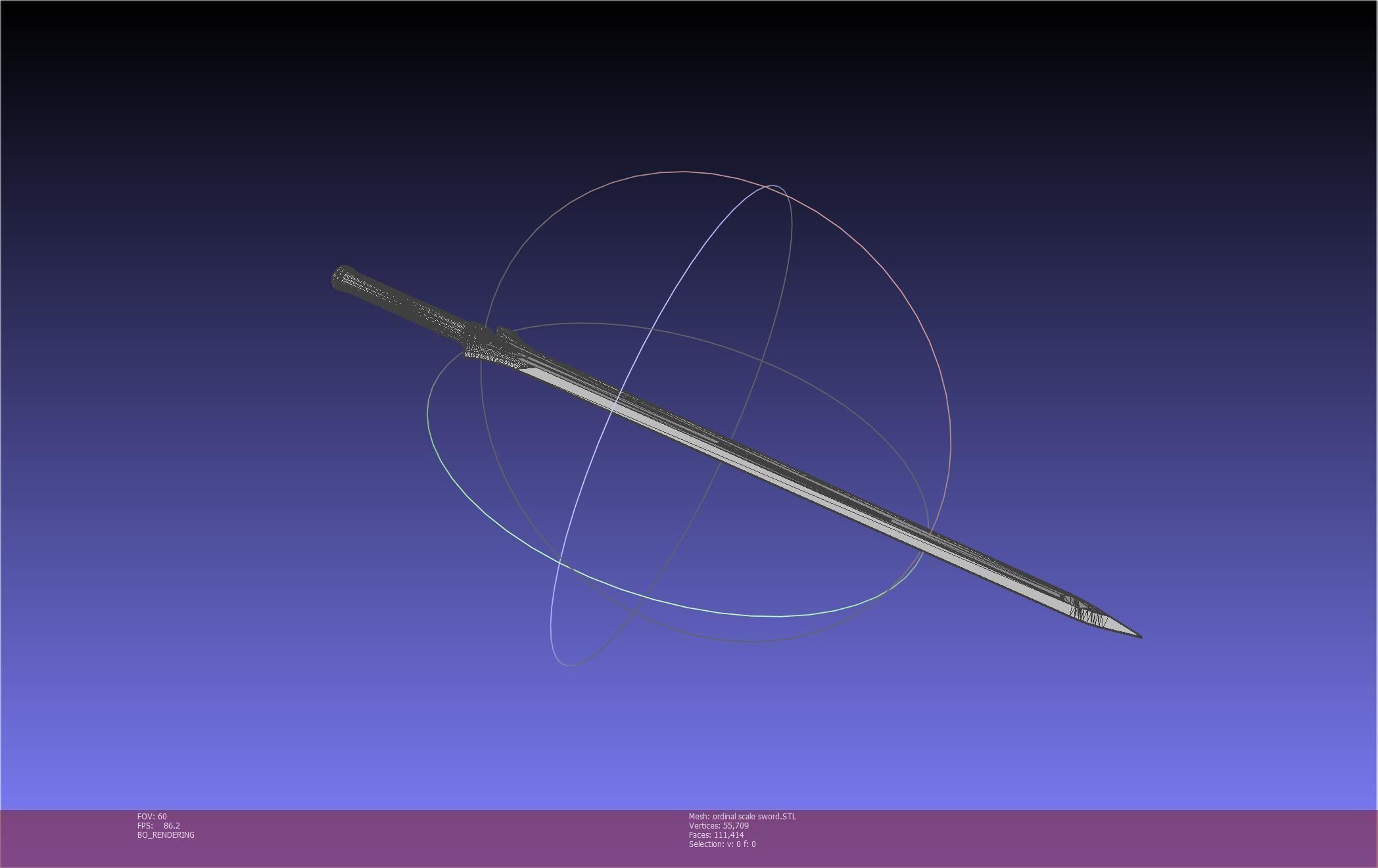 Sword Art Online Kirito Ordinal Scale Main Sword 3D print model_73