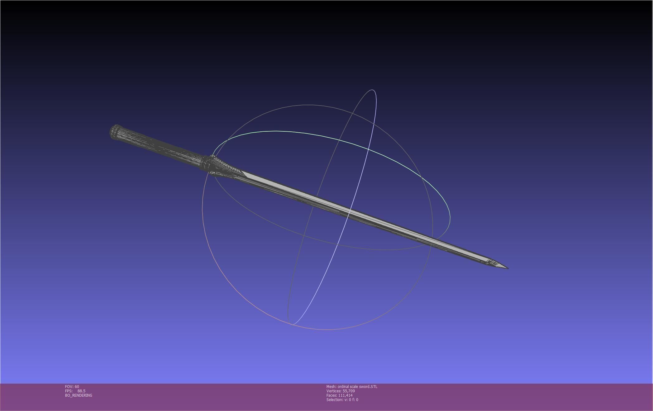 Sword Art Online Kirito Ordinal Scale Main Sword 3D print model_72