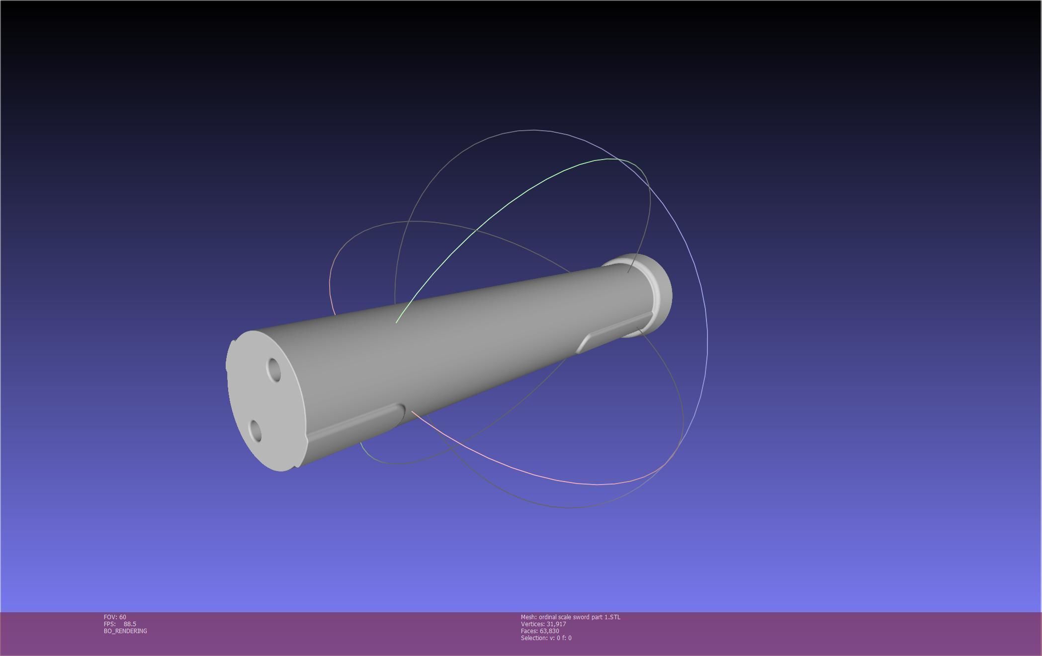 Sword Art Online Kirito Ordinal Scale Main Sword 3D print model_117