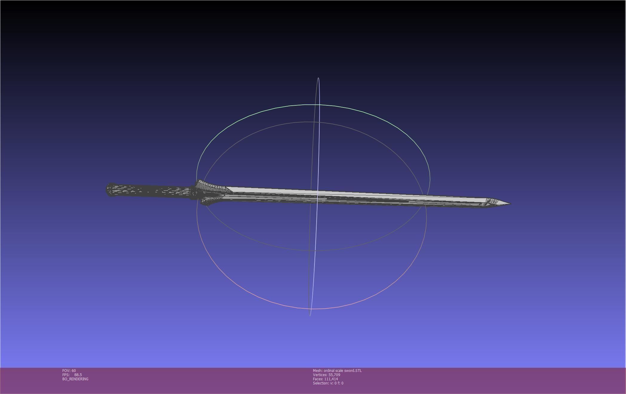 Sword Art Online Kirito Ordinal Scale Main Sword 3D print model_64