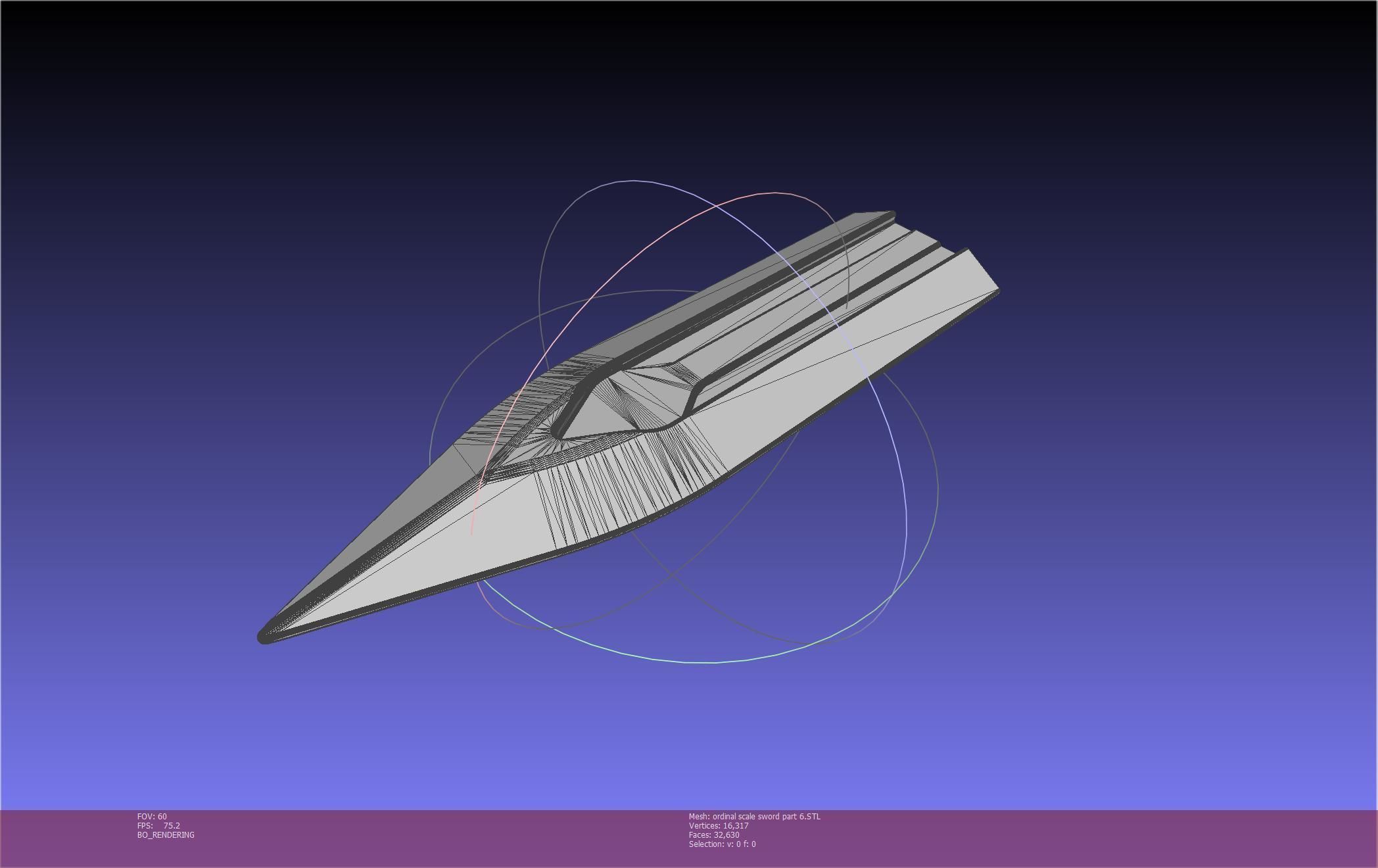 Sword Art Online Kirito Ordinal Scale Main Sword 3D print model_143