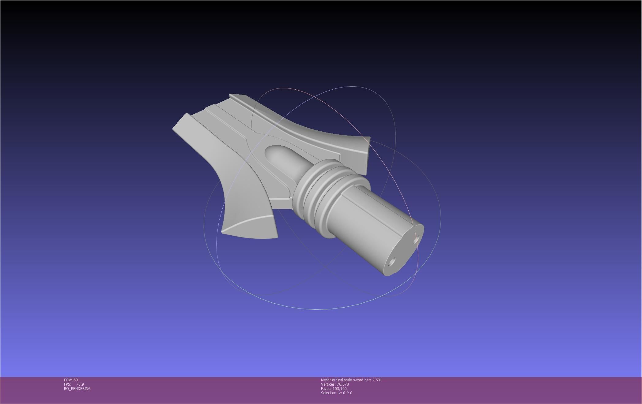 Sword Art Online Kirito Ordinal Scale Main Sword 3D print model_127