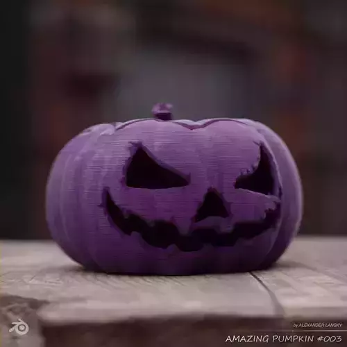 Amazing Pumpkin 003 3D print model