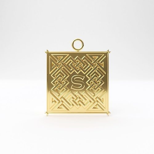 Celtic pendant letter  S 3D print model