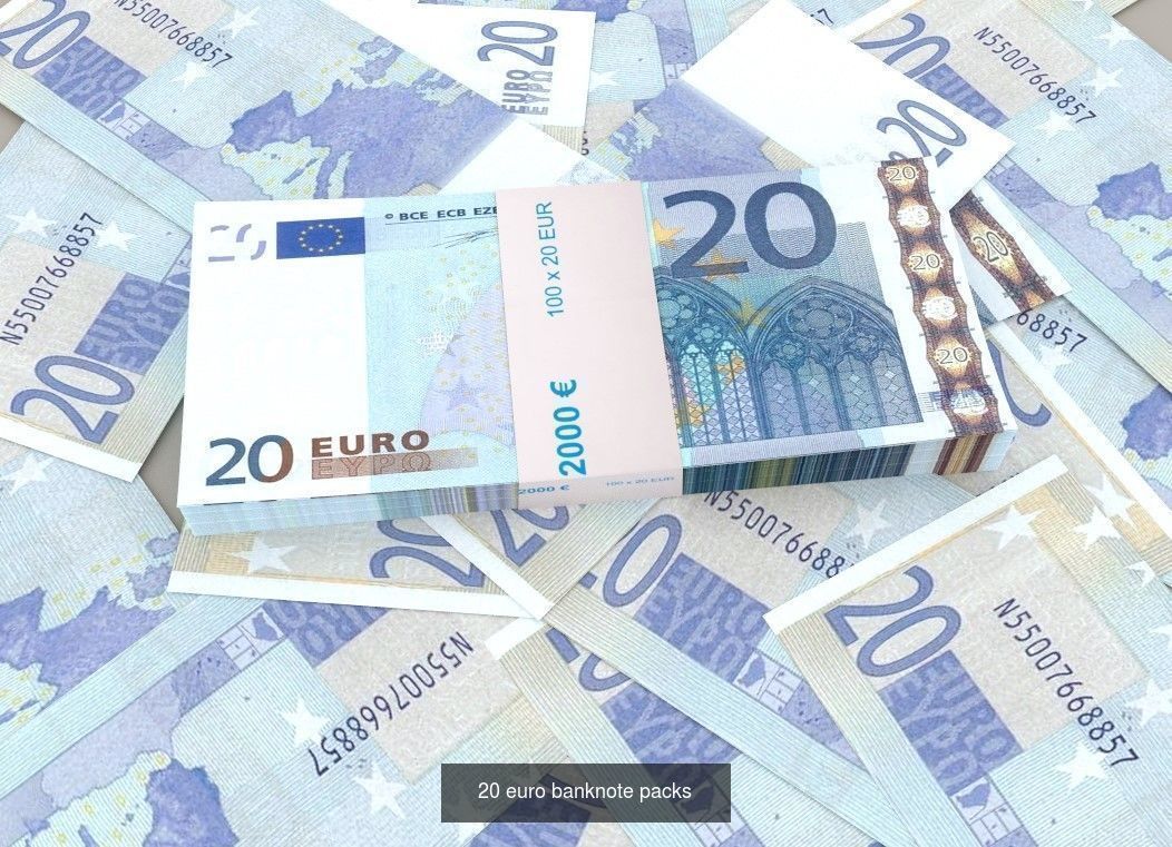 Euro banknote packs collection _1
